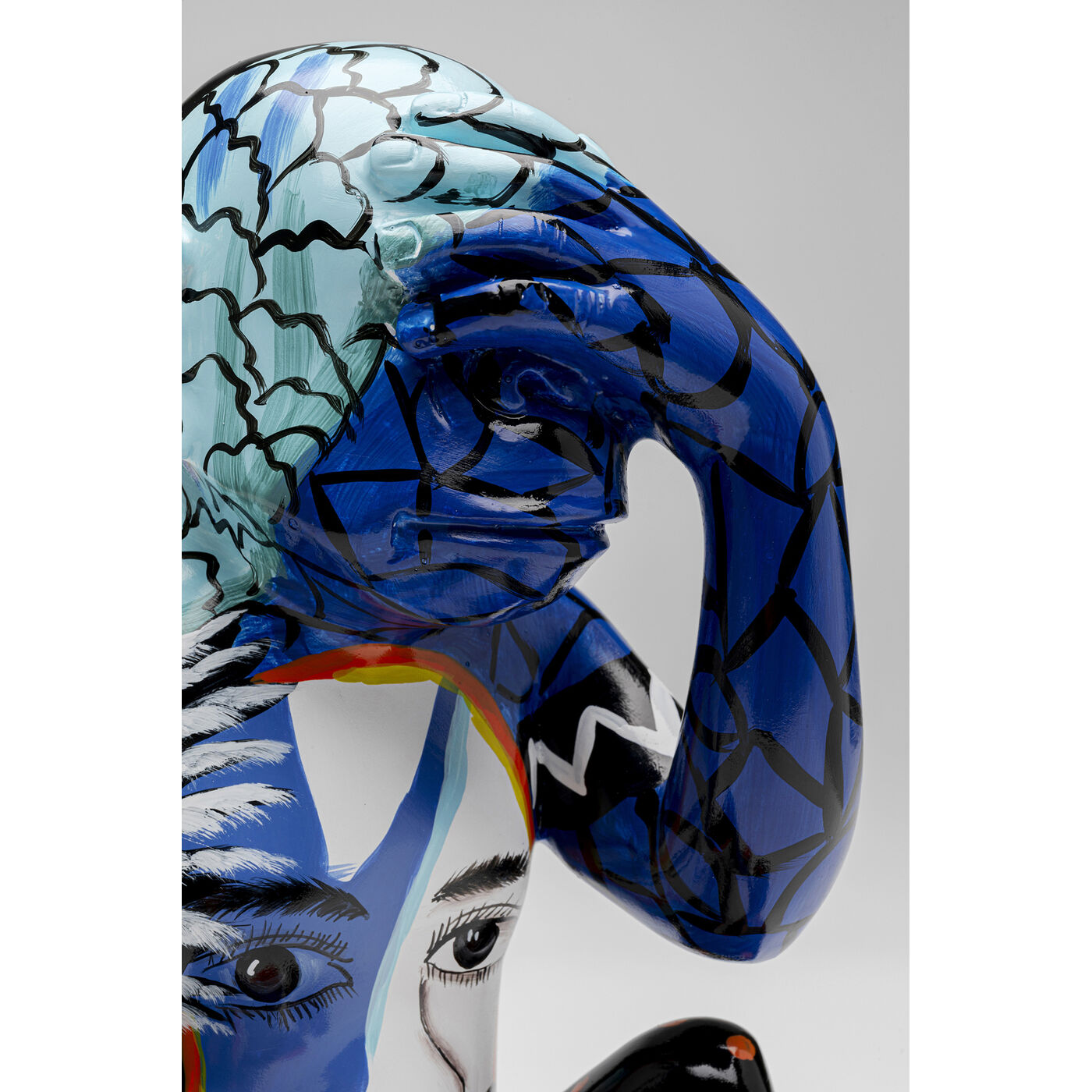 Фигура декоративная Graffiti Monkey Blue 39cm