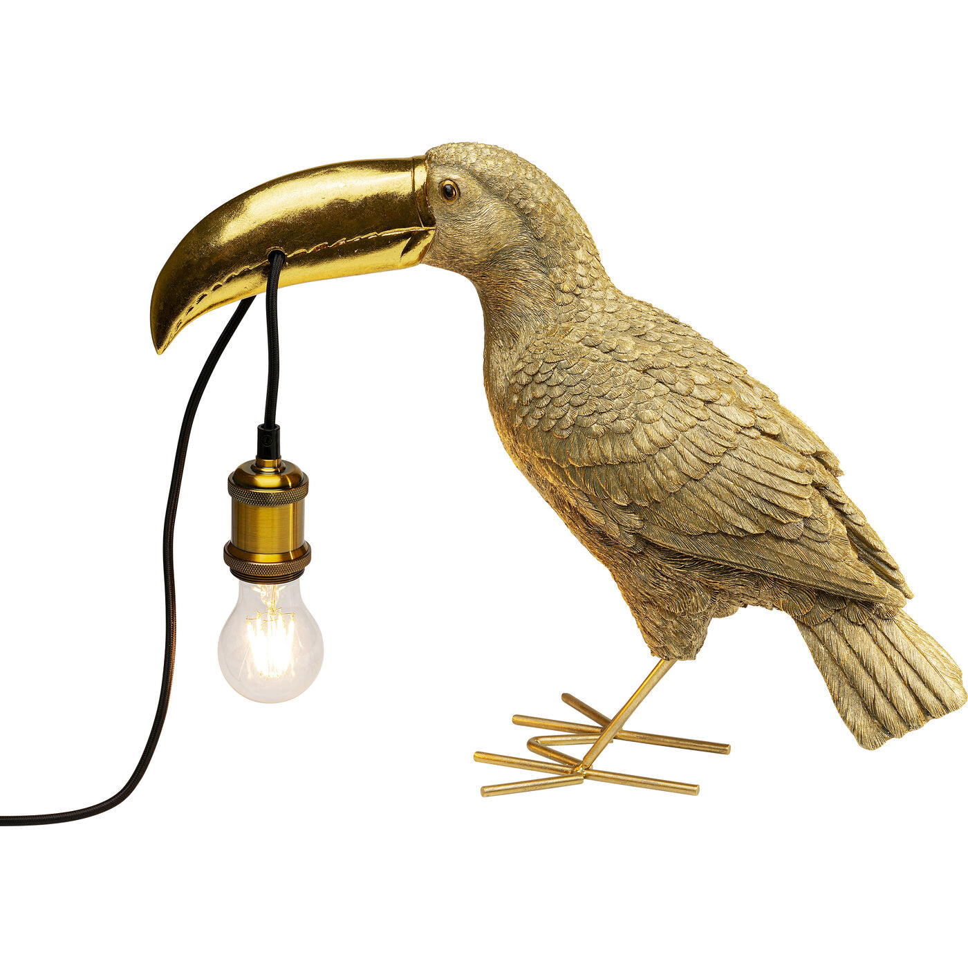 Светильник настольный Toucan Gold 42cm