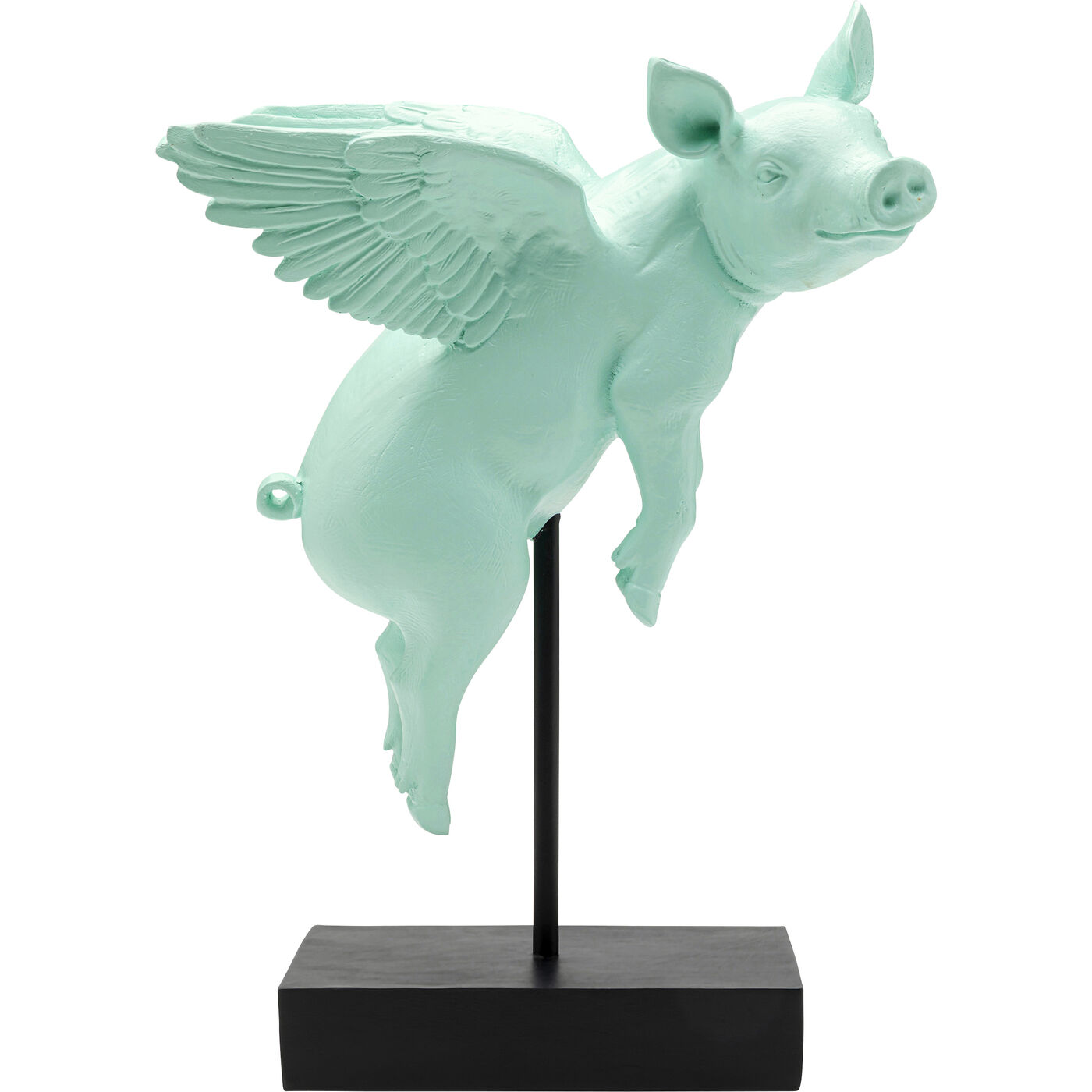Фигура декоративная Flying Pig Turquoise 29cm
