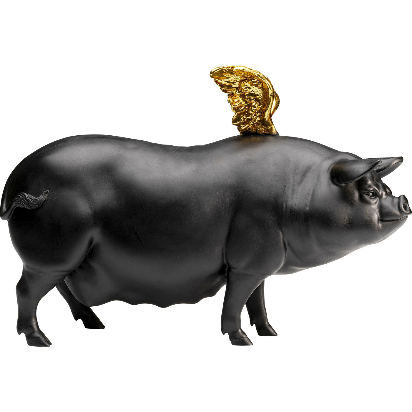 Фигура декоративная Flyin Pig Black 21cm