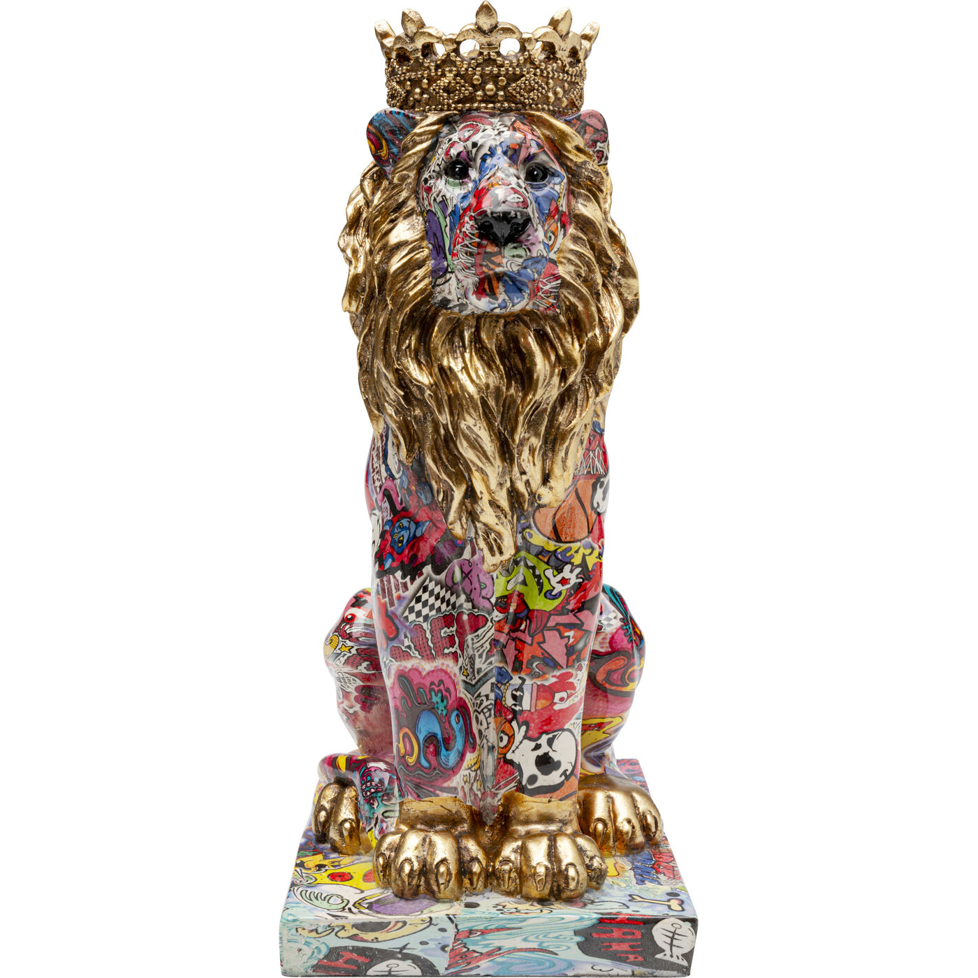 Фигура декоративная Graffiti King Lion 29cm