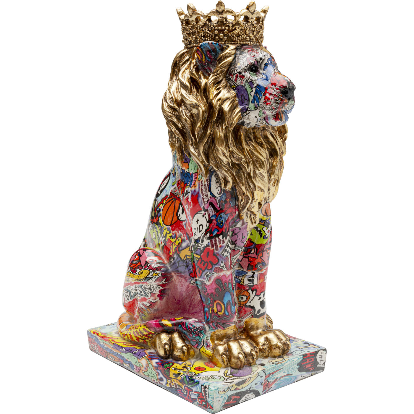 Фигура декоративная Graffiti King Lion 29cm