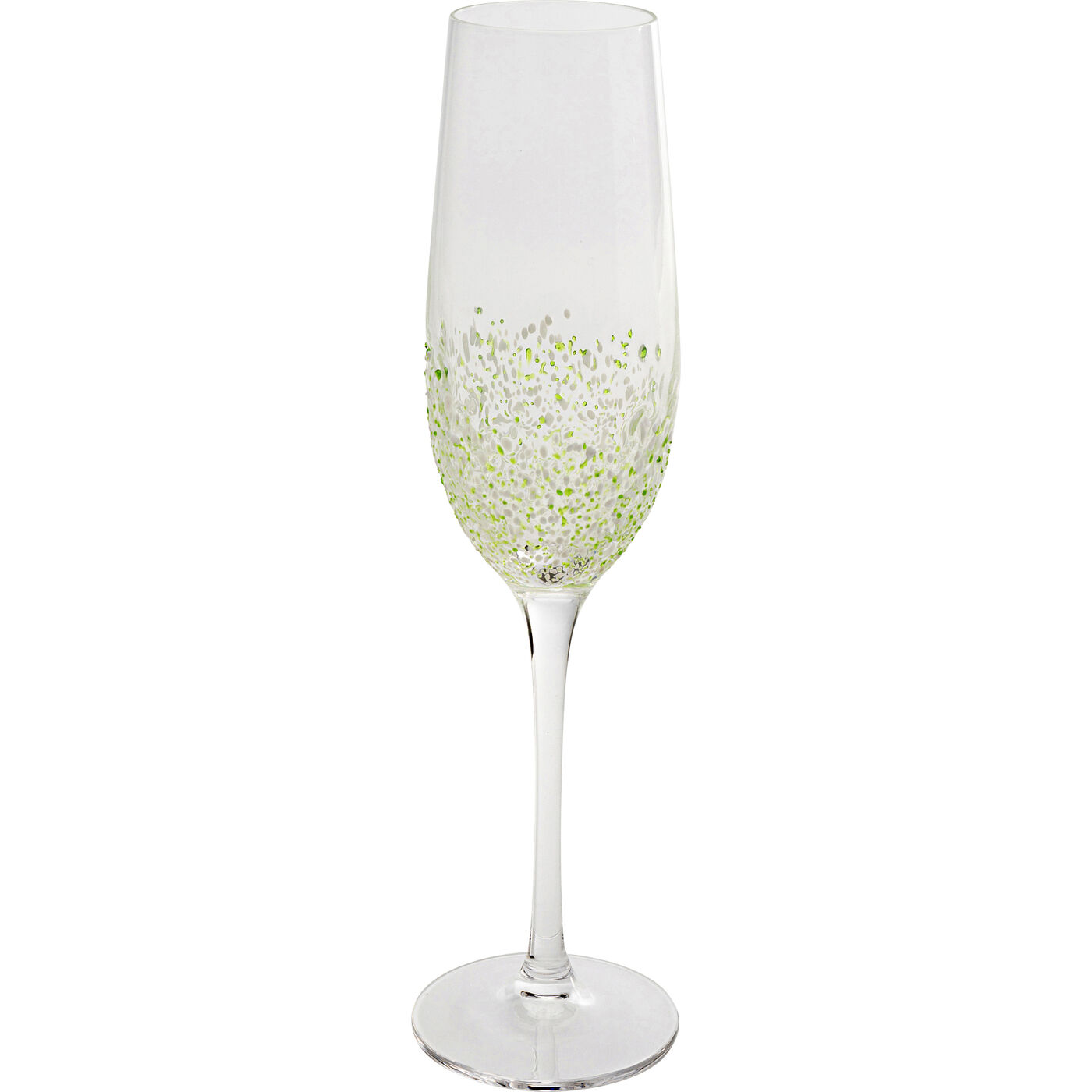 Бокал для шампанского Confetti Green 24cm