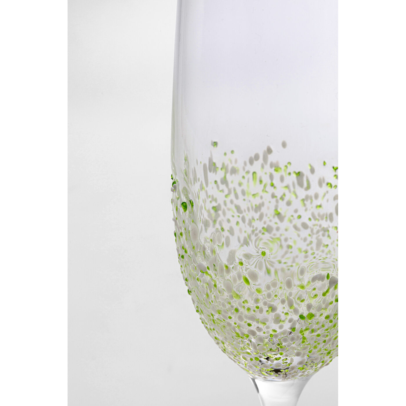 Бокал для шампанского Confetti Green 24cm