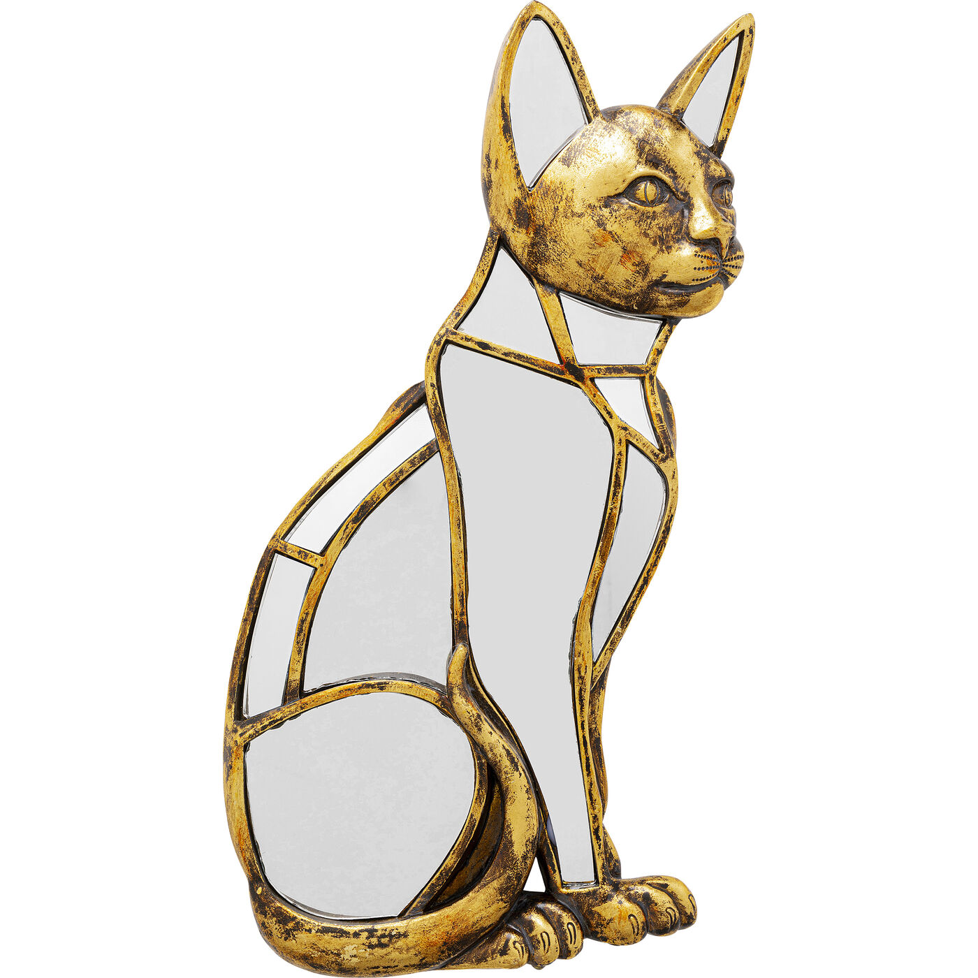 Объект настенный Cat "Зеркальная кошка", 38 см