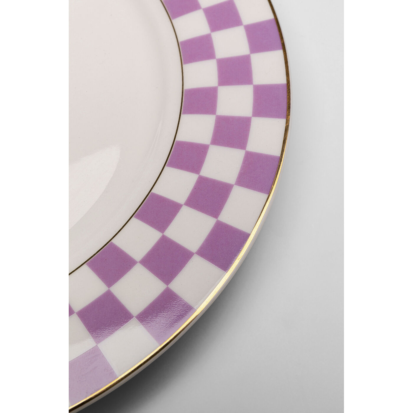 Тарелка Harlequin Purple Ø21cm