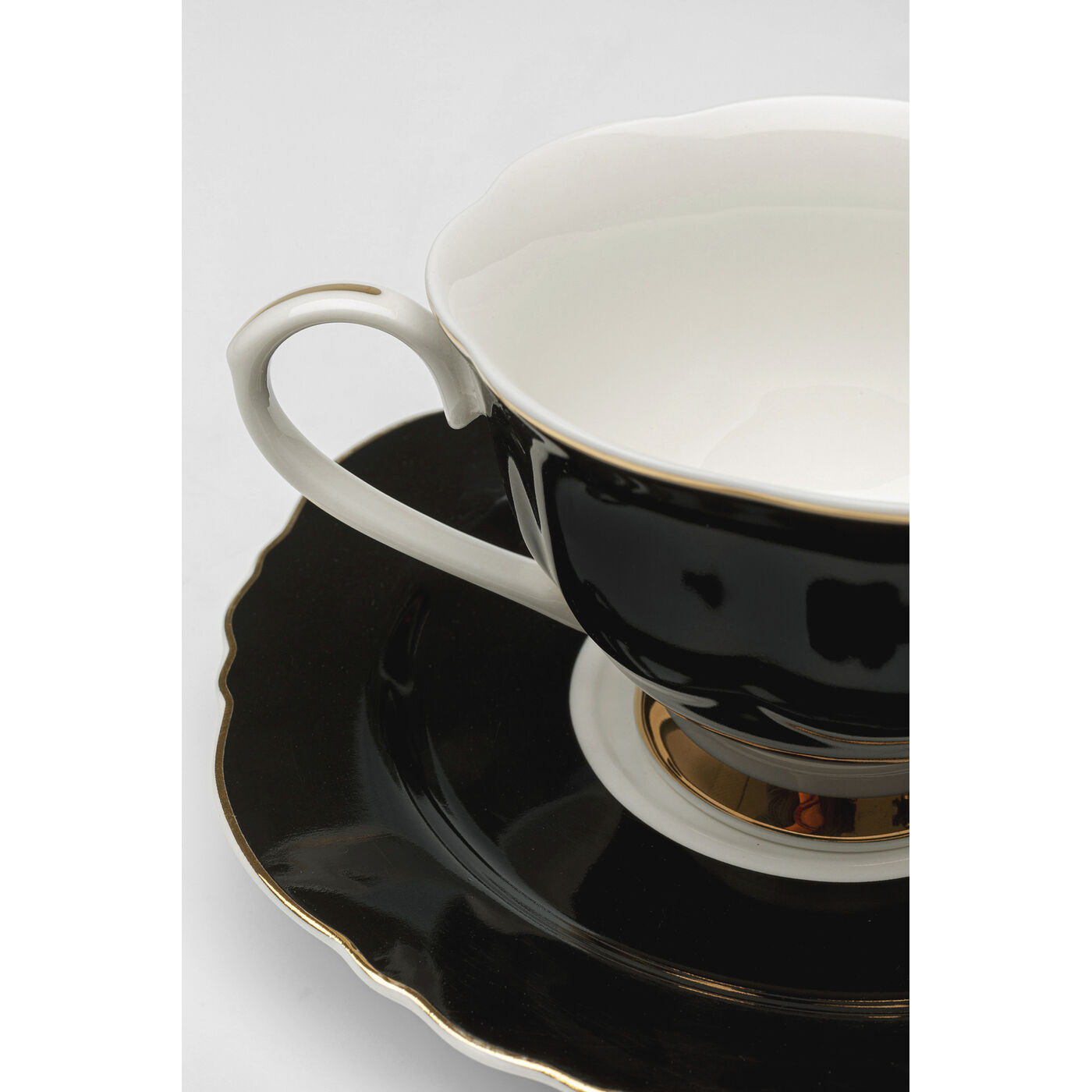 Чашка кофейная Harlequin Black (2/part)