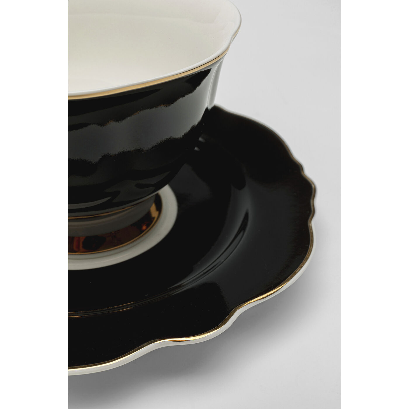 Чашка кофейная Harlequin Black (2/part)