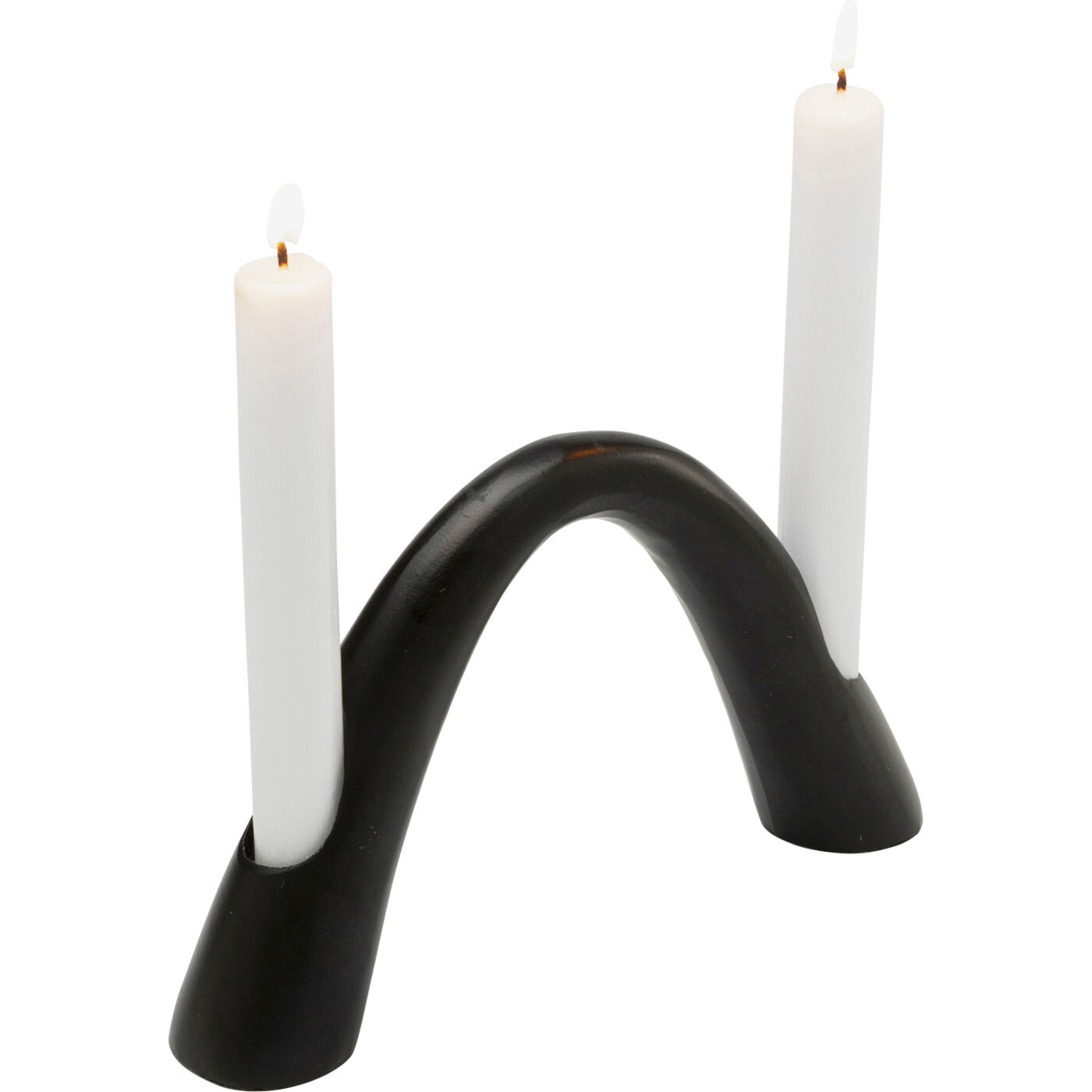 Подсвечник Bow Duo Black 13cm