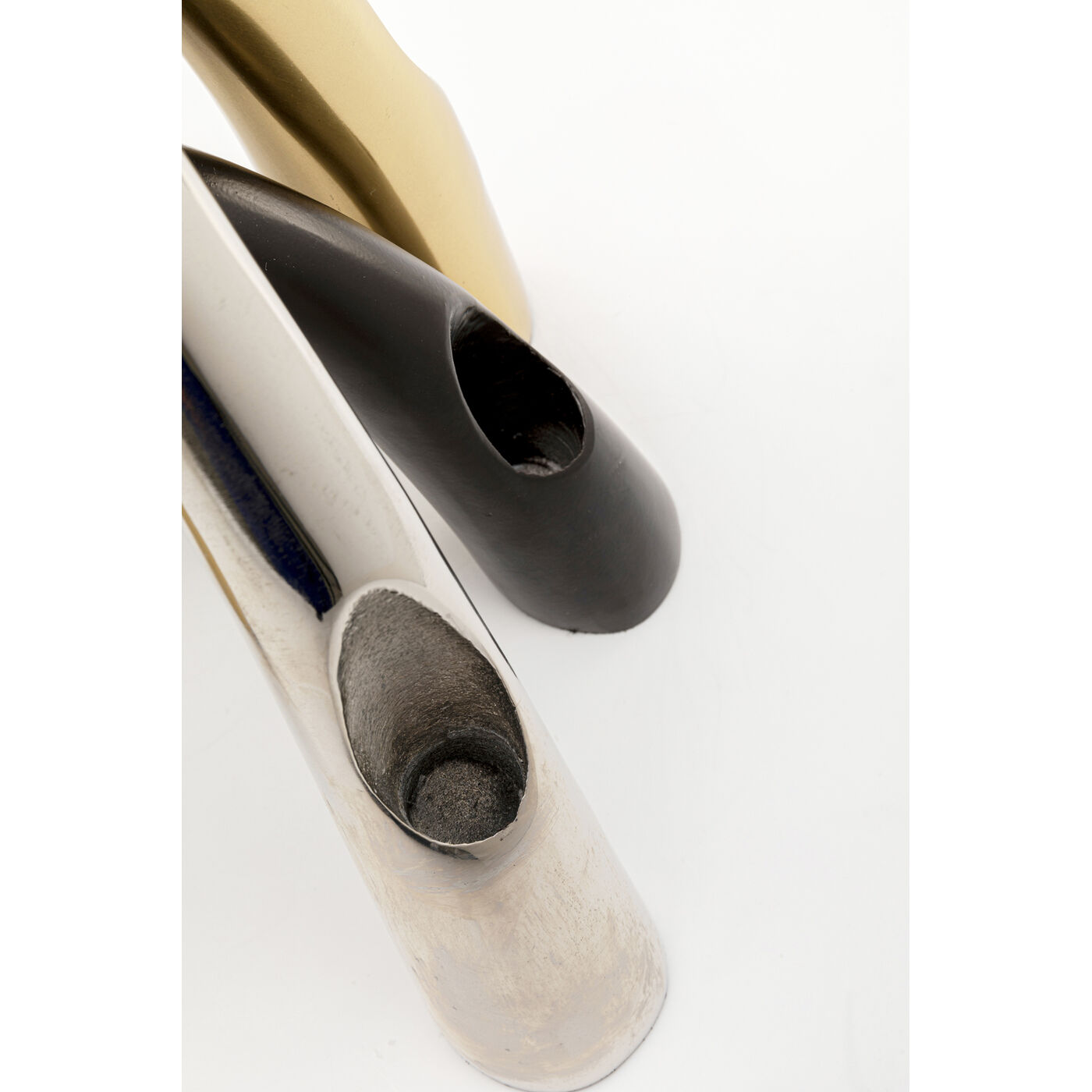 Подсвечник Bow Duo Chrome 21cm