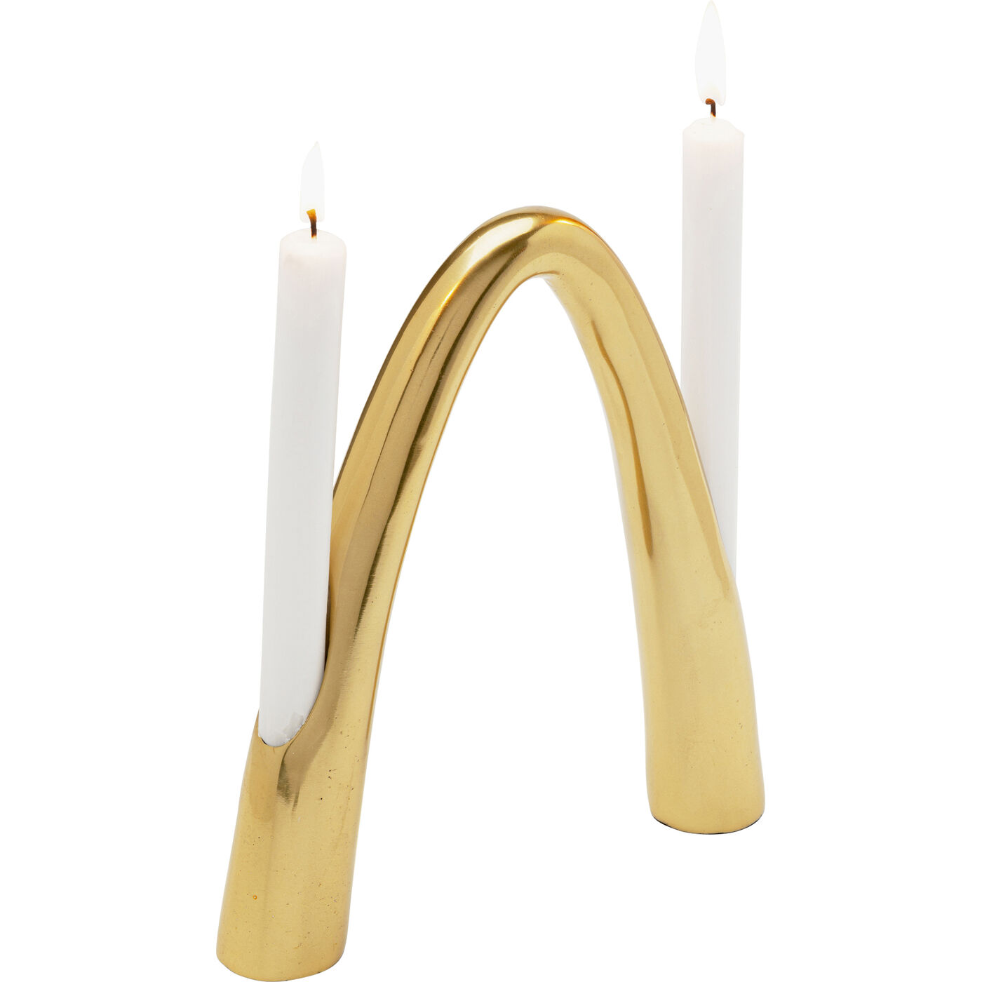 Подсвечник Bow Duo Gold 25cm