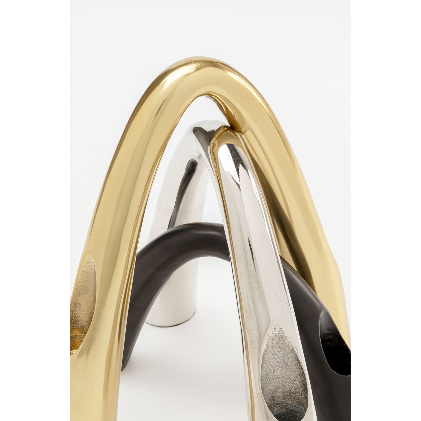 Подсвечник Bow Duo Gold 25cm