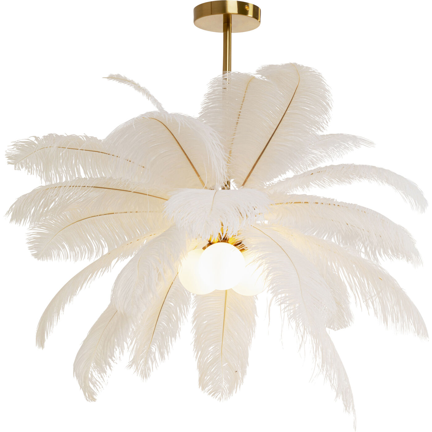 Светильник подвесной Feather Palm White Ø60cm