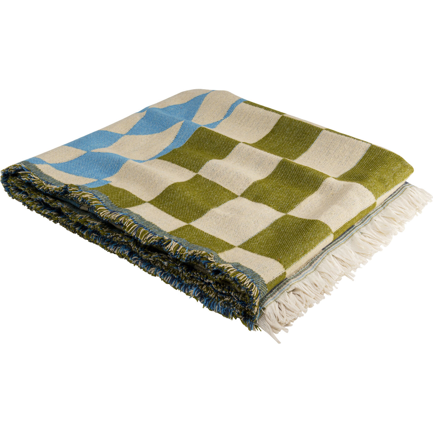 Покрывало Checker Blue Green 170x130cm