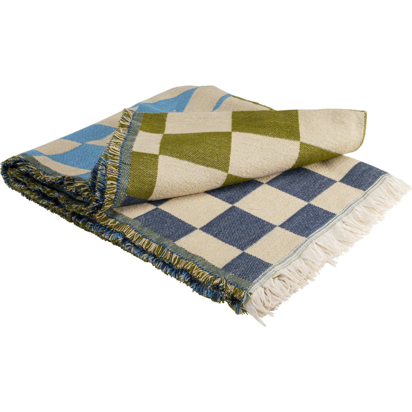Покрывало Checker Blue Green 170x130cm