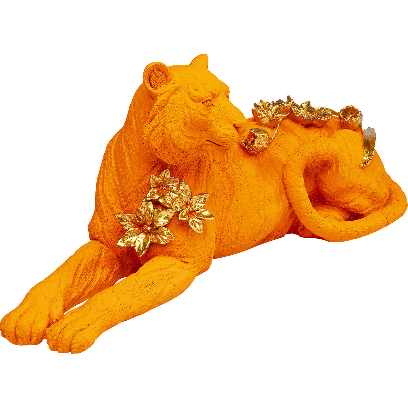 Фигура декоративная Flower Leoard Orange 26cm