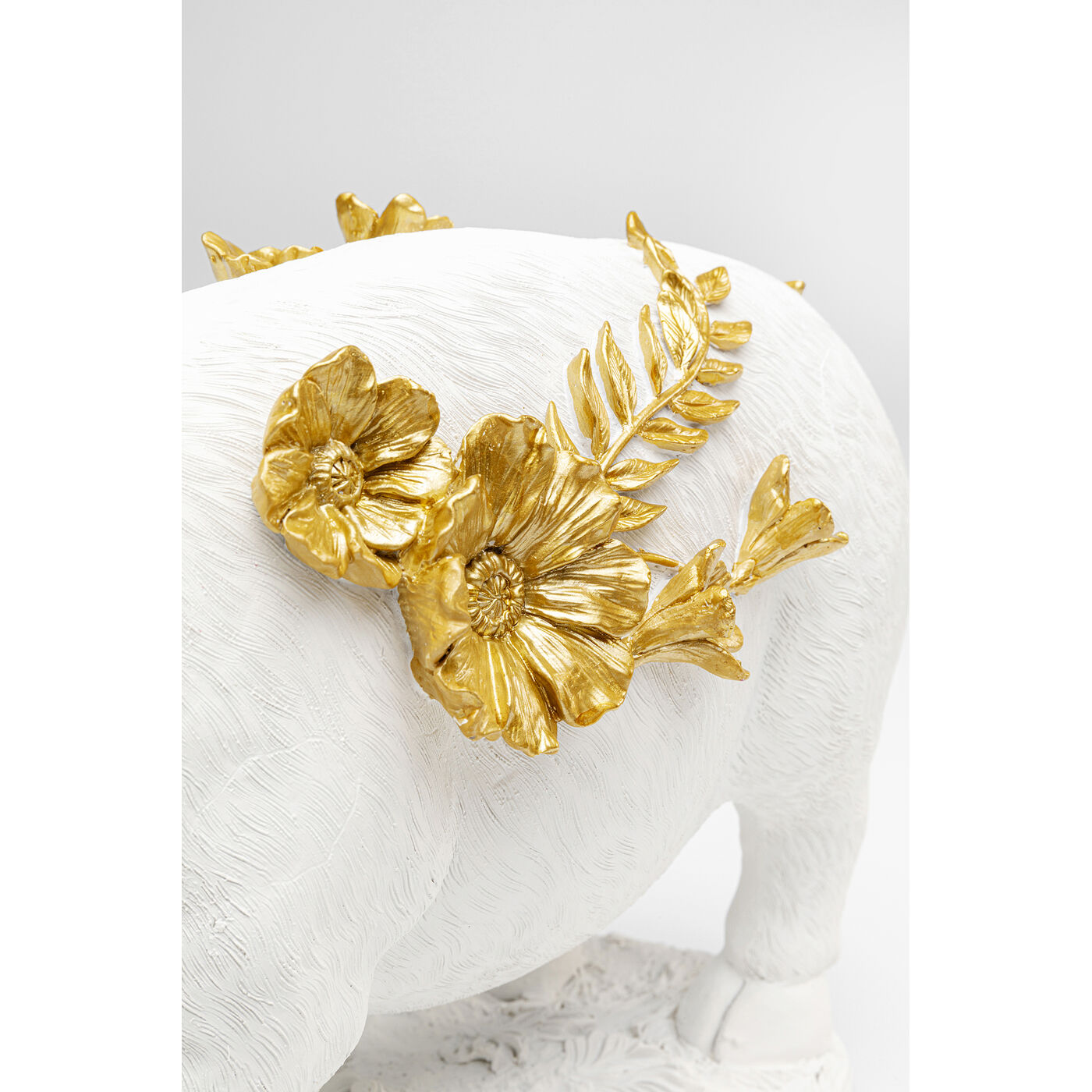 Фигура декоративная Flower Pig White 21cm