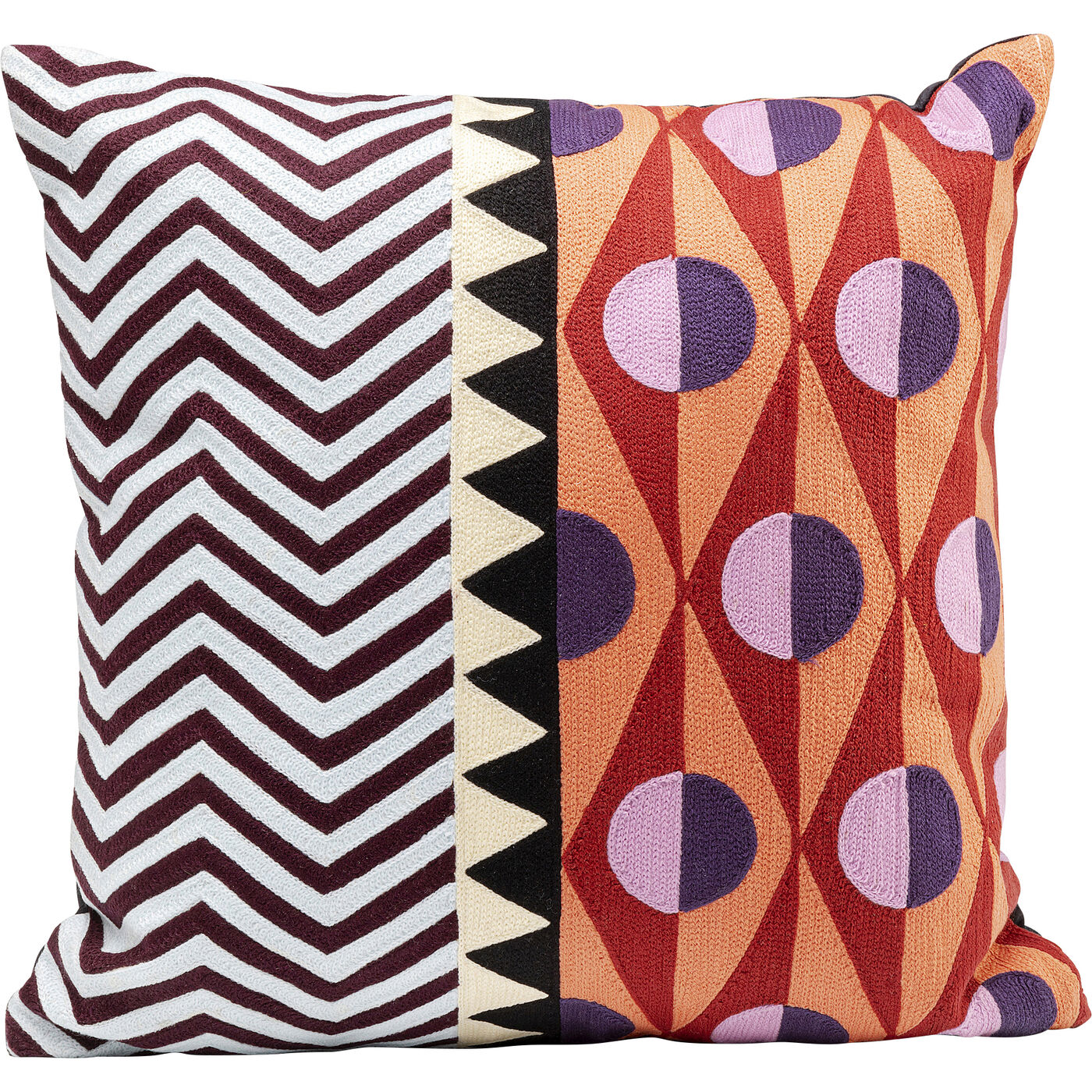 Подушка Colour Block Circles 45x45cm