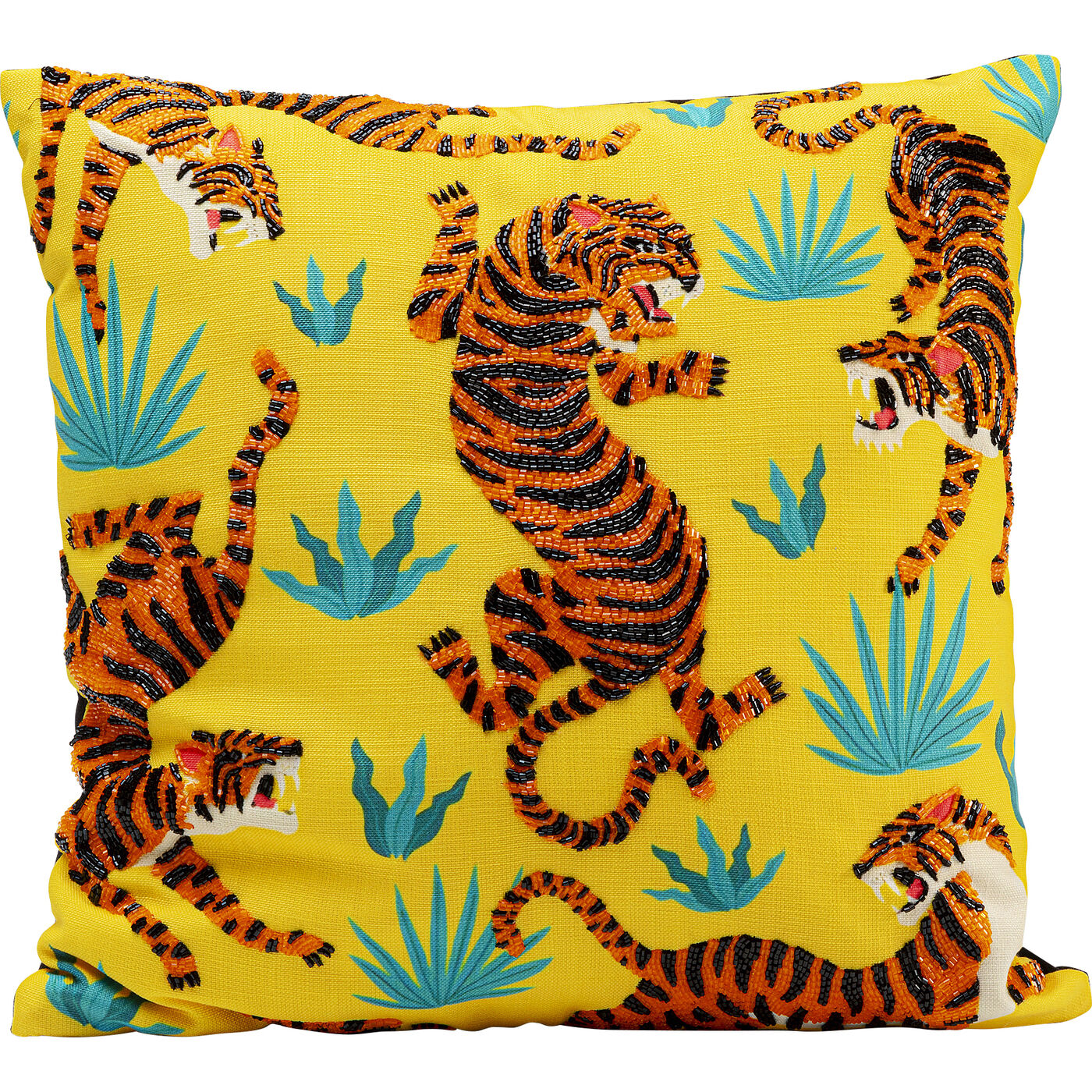 Подушка Tiger Love Yellow 45x45cm