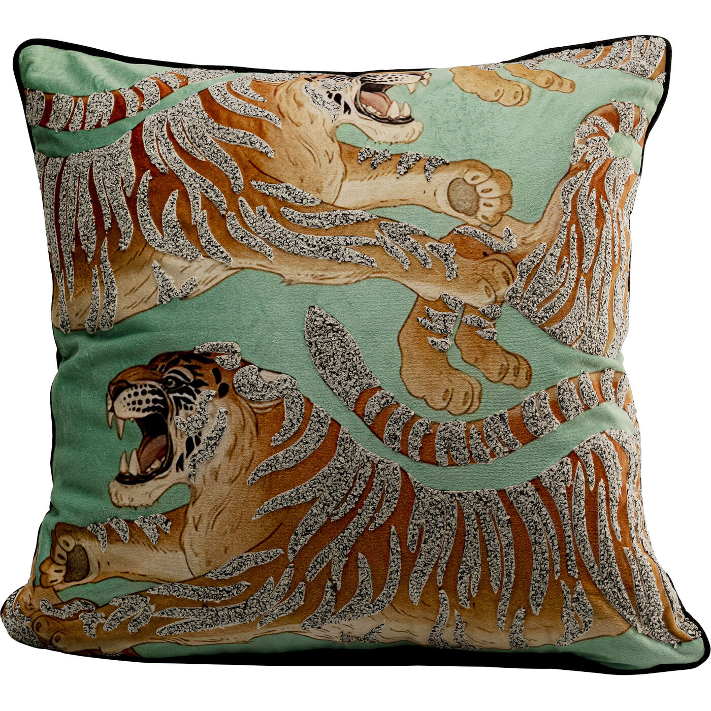 Подушка Tiger Love Mint 45x45cm