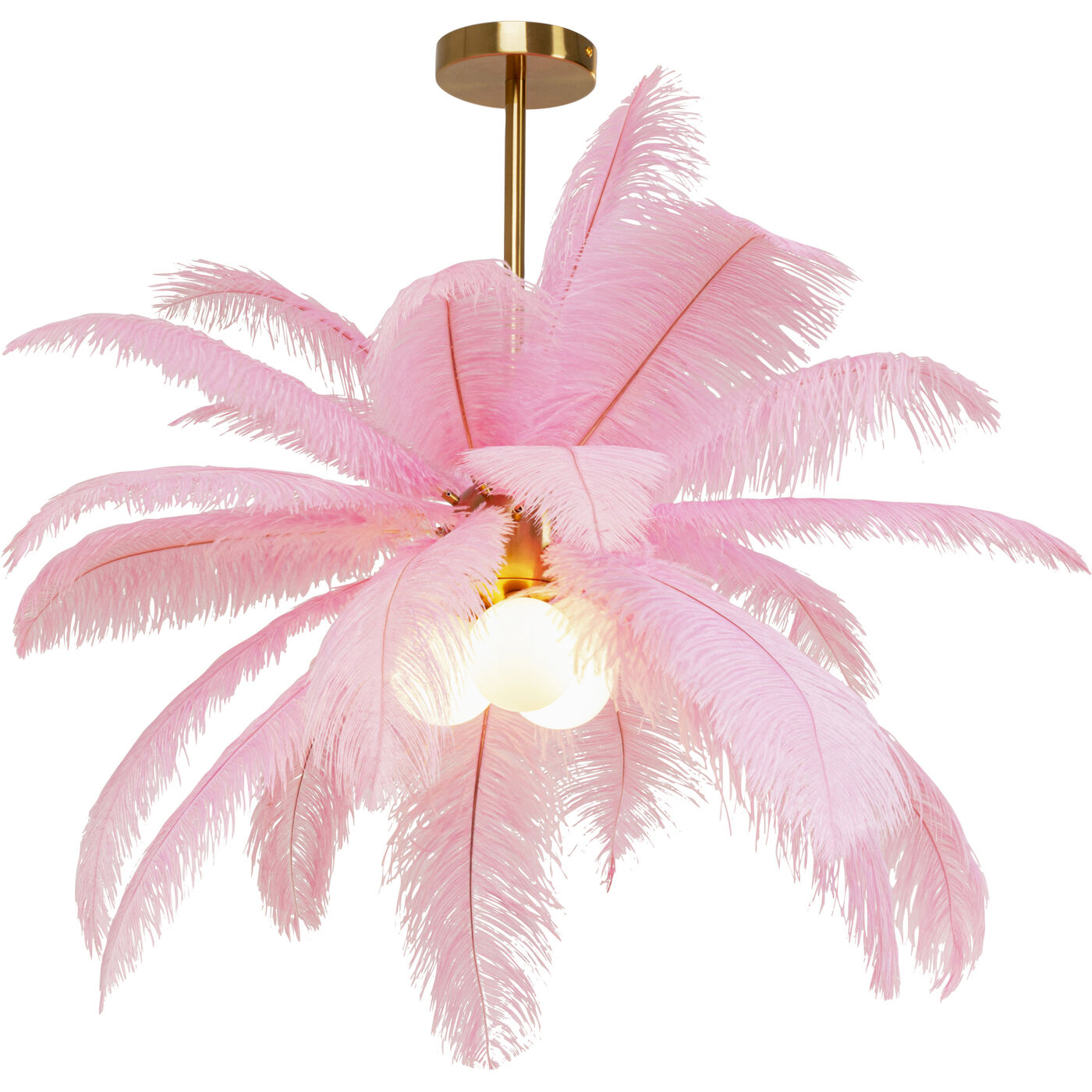 Светильник подвесной Feather Palm Pink Ø60cm