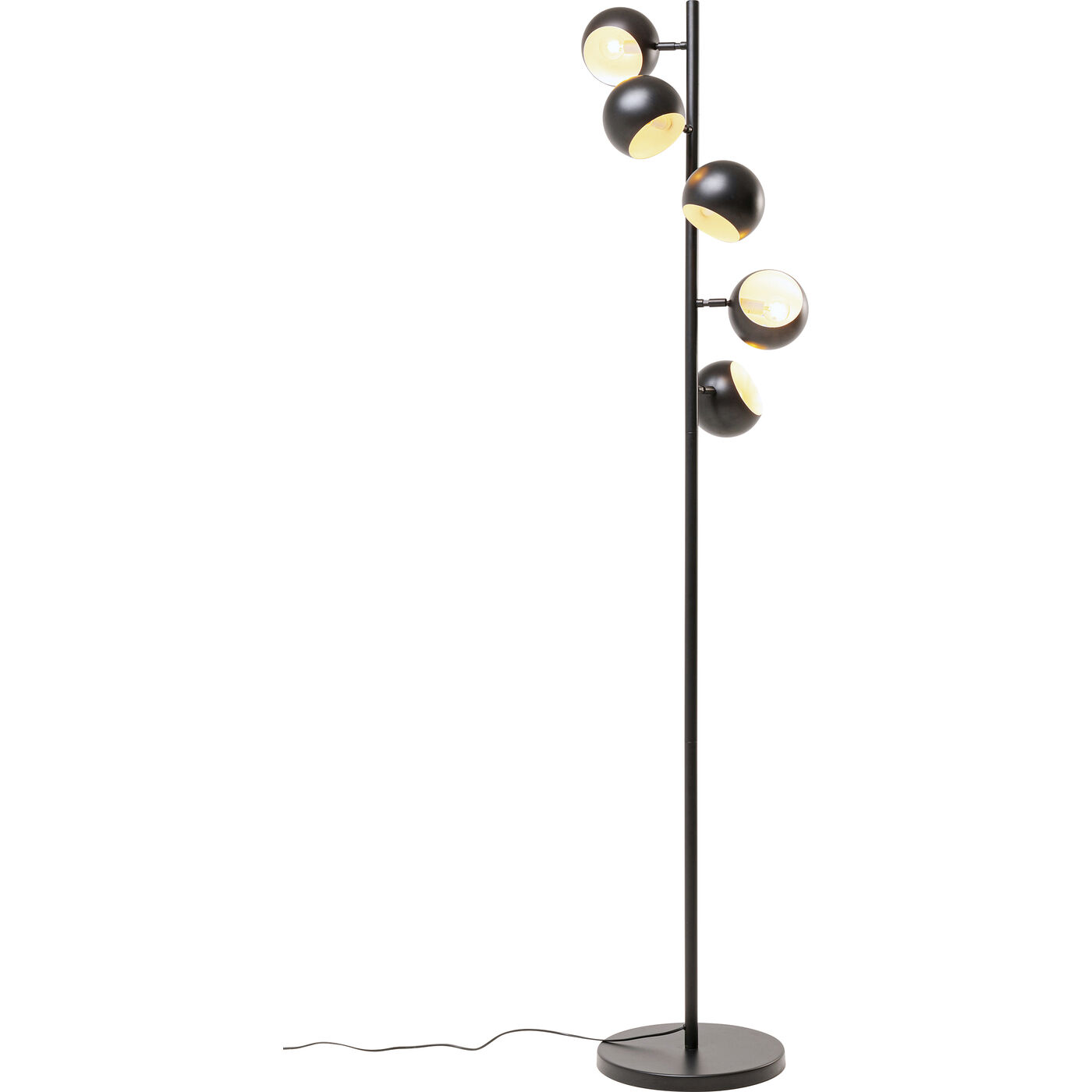 Светильник напольный Calotta Black 5-lite 180cm