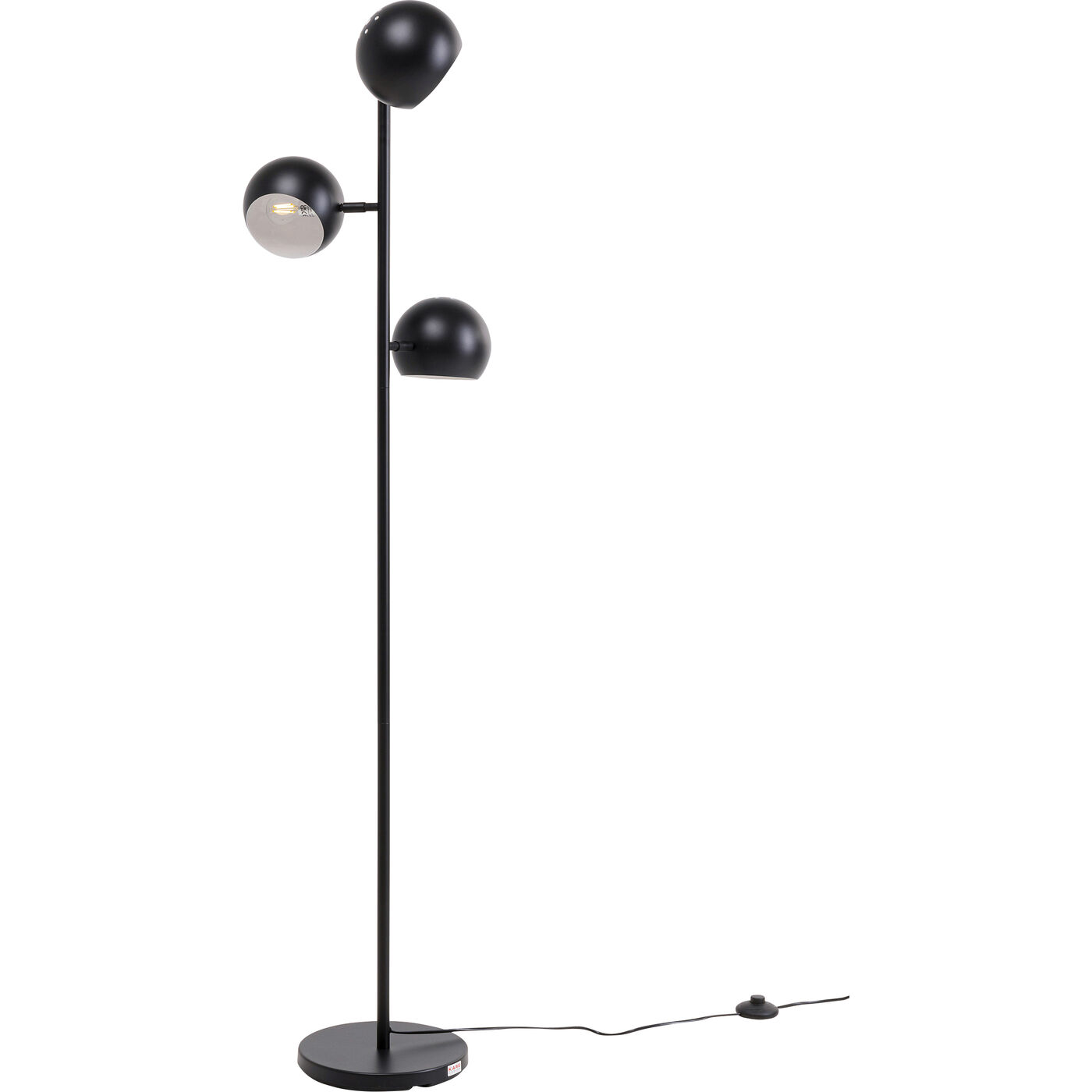 Светильник напольный Calotta Black 3-lite 151cm