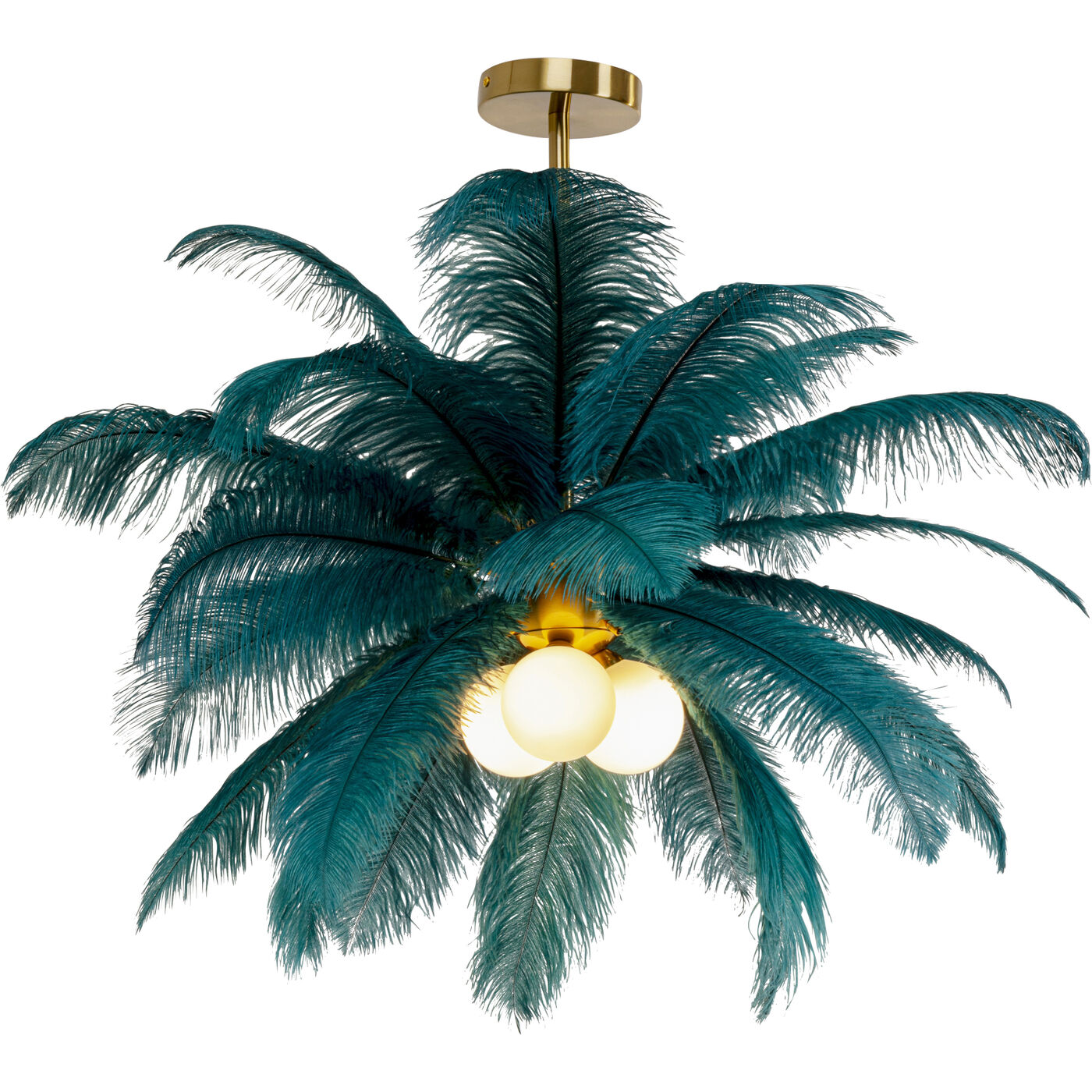 Светильник подвесной Feather Palm Green Ø60cm