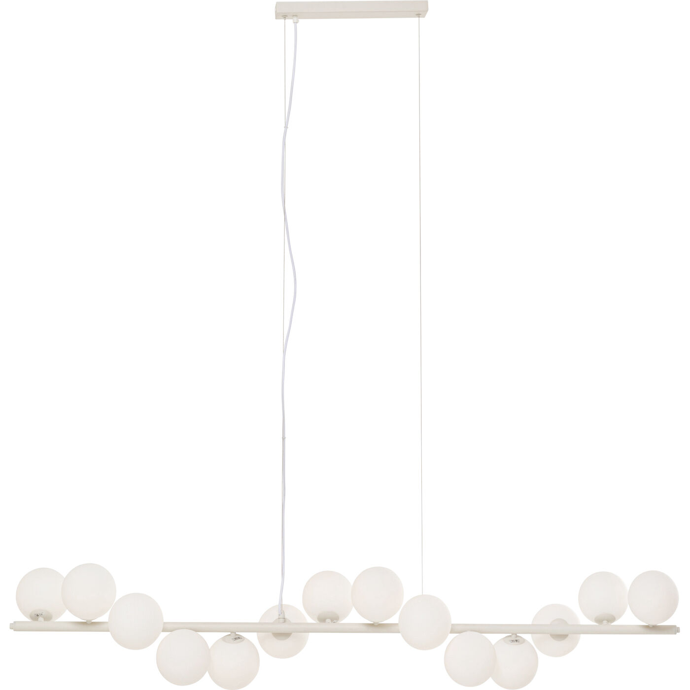 Светильник подвесной Scala Balls Milky Greige 150cm