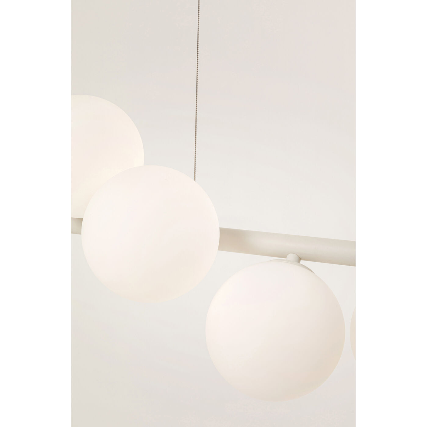 Светильник подвесной Scala Balls Milky Greige 150cm