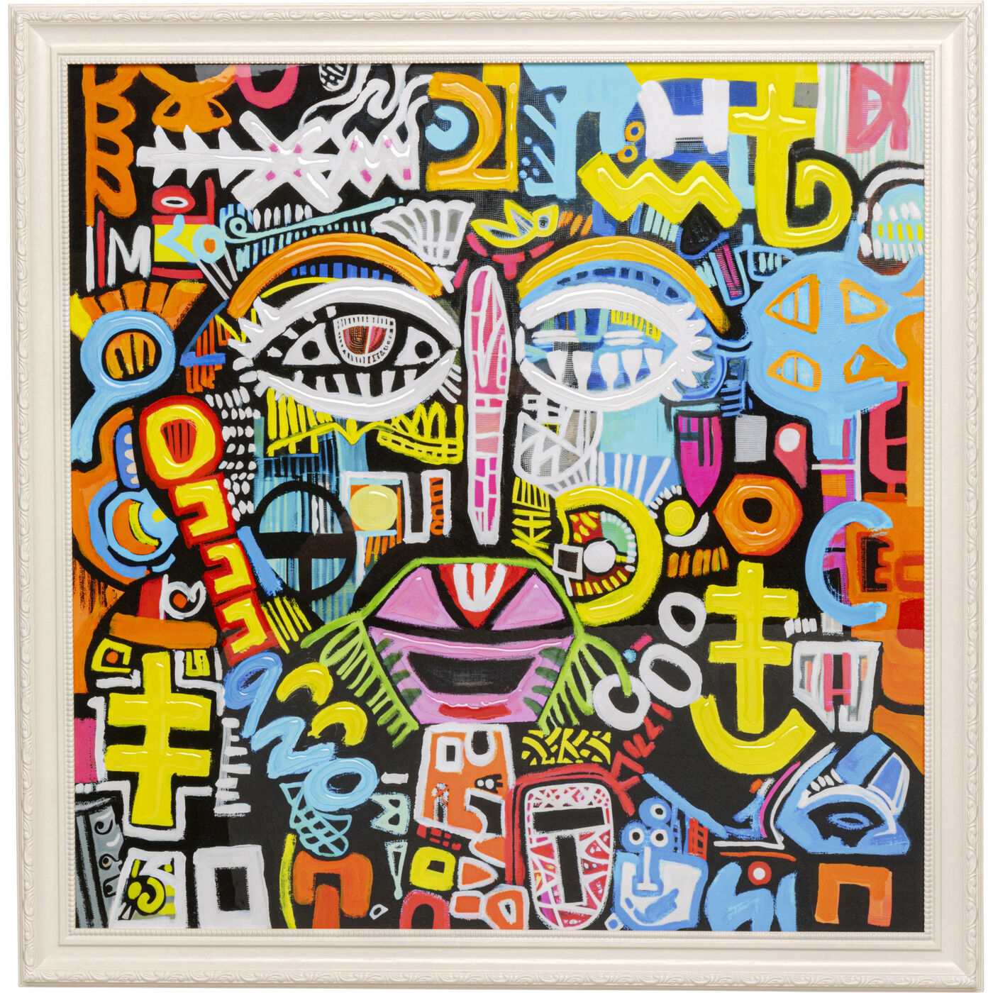 Картина в раме Muse Face 80x80cm