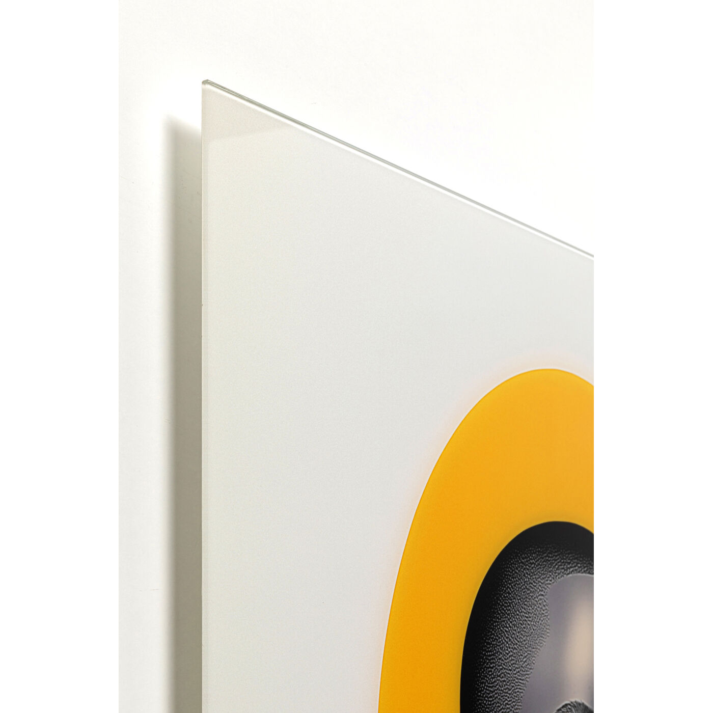 Картина стеклянная Muse Retro Lady Yellow 80x120cm