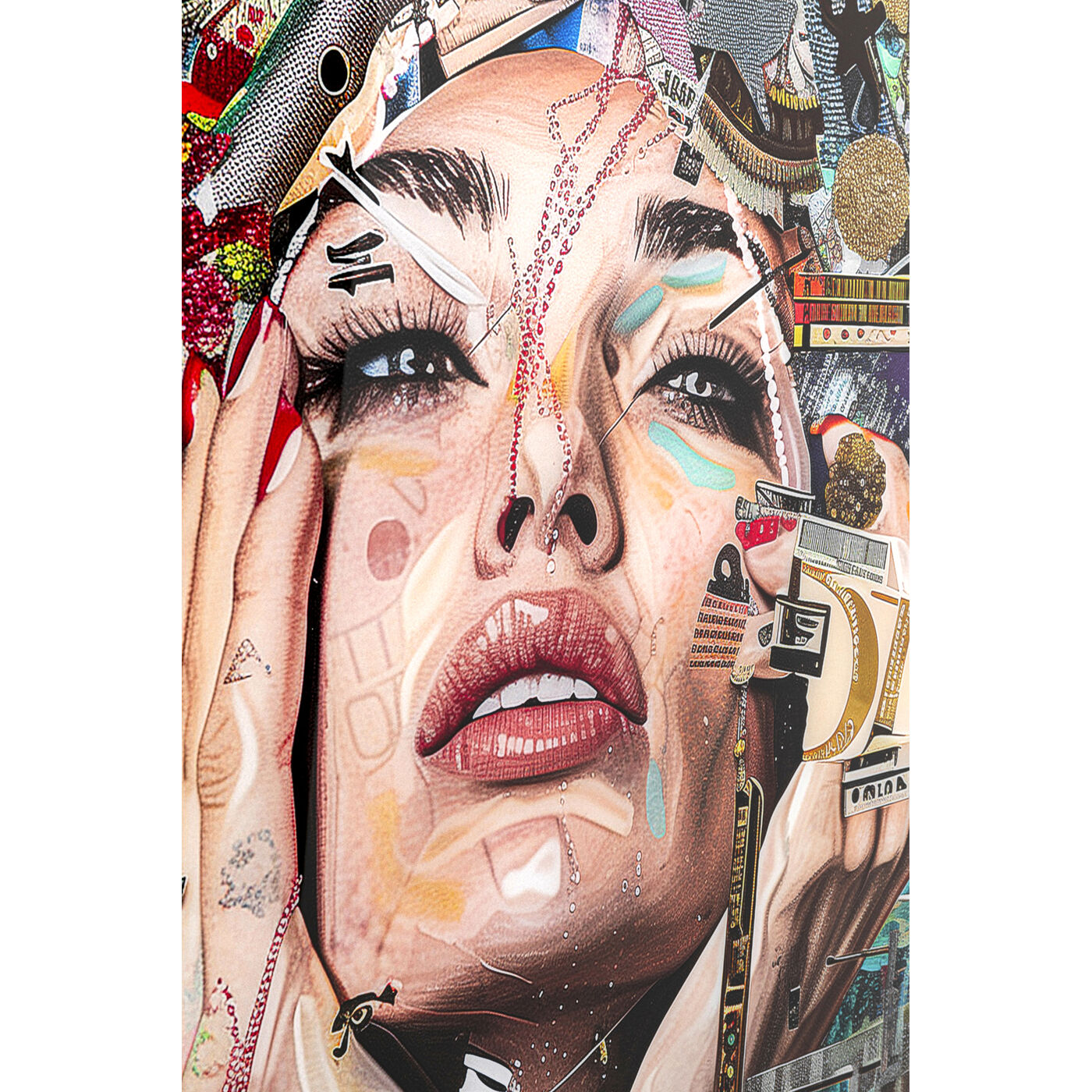 Картина стеклянная Artsy Portrait Front 80x120cm