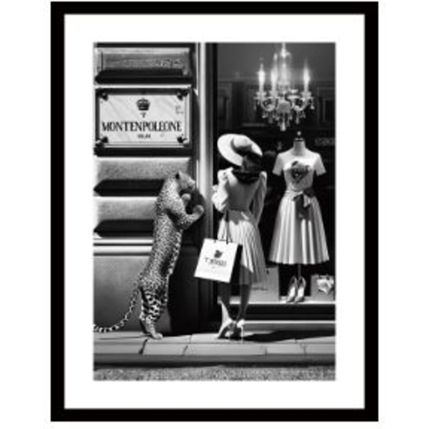 Картина в раме Window Shopping 80x120cm