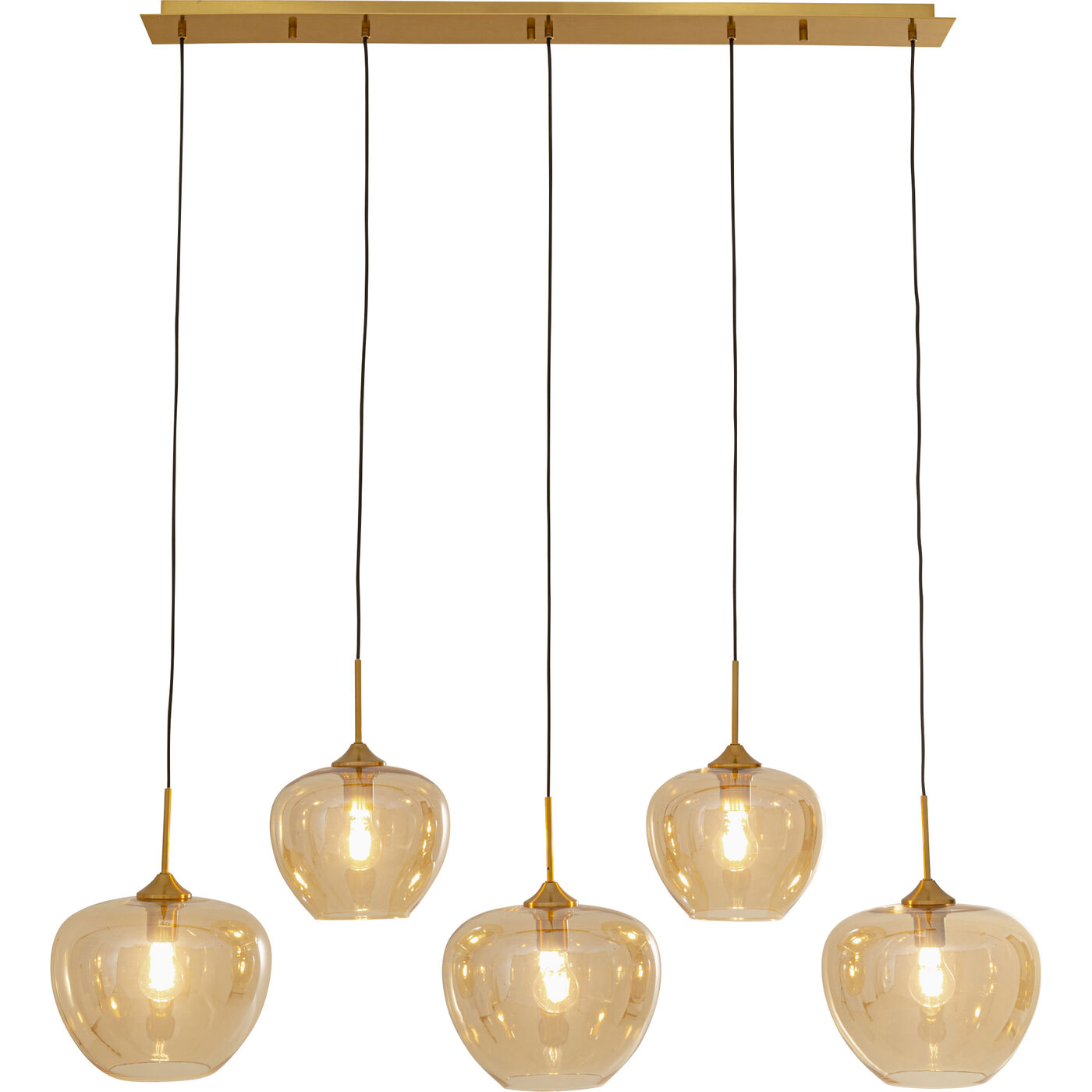 Светильник подвесной Sphere Amber Five 160cm