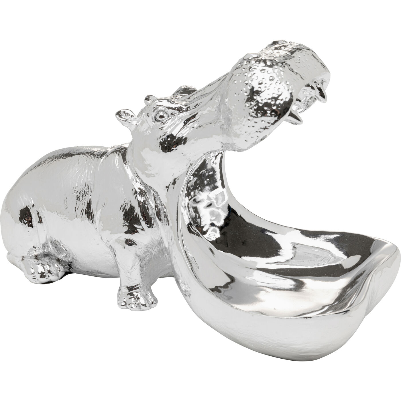 Фигура декоративная Hungry Hippo 17cm Silver