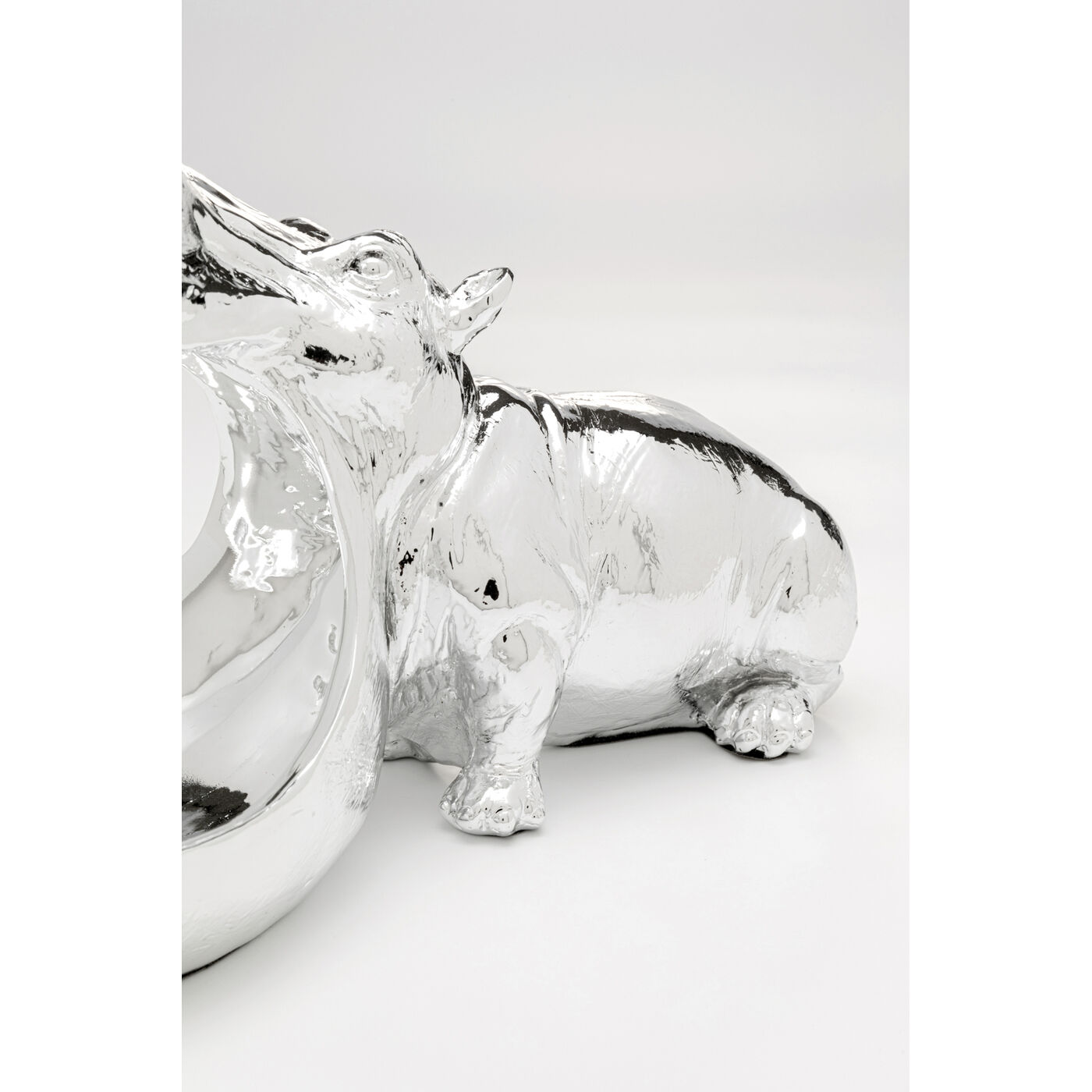 Фигура декоративная Hungry Hippo 17cm Silver