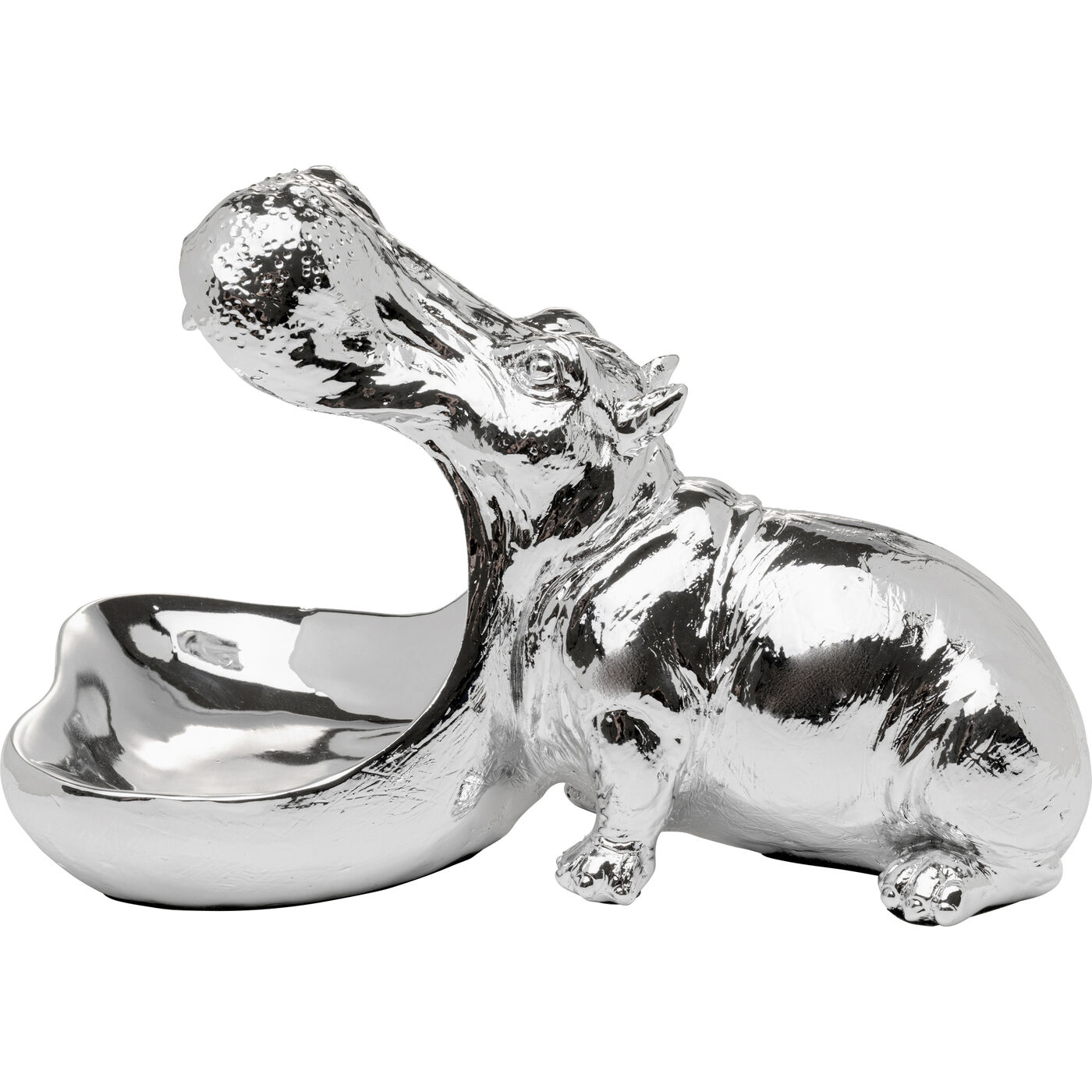 Фигура декоративная Hungry Hippo 17cm Silver