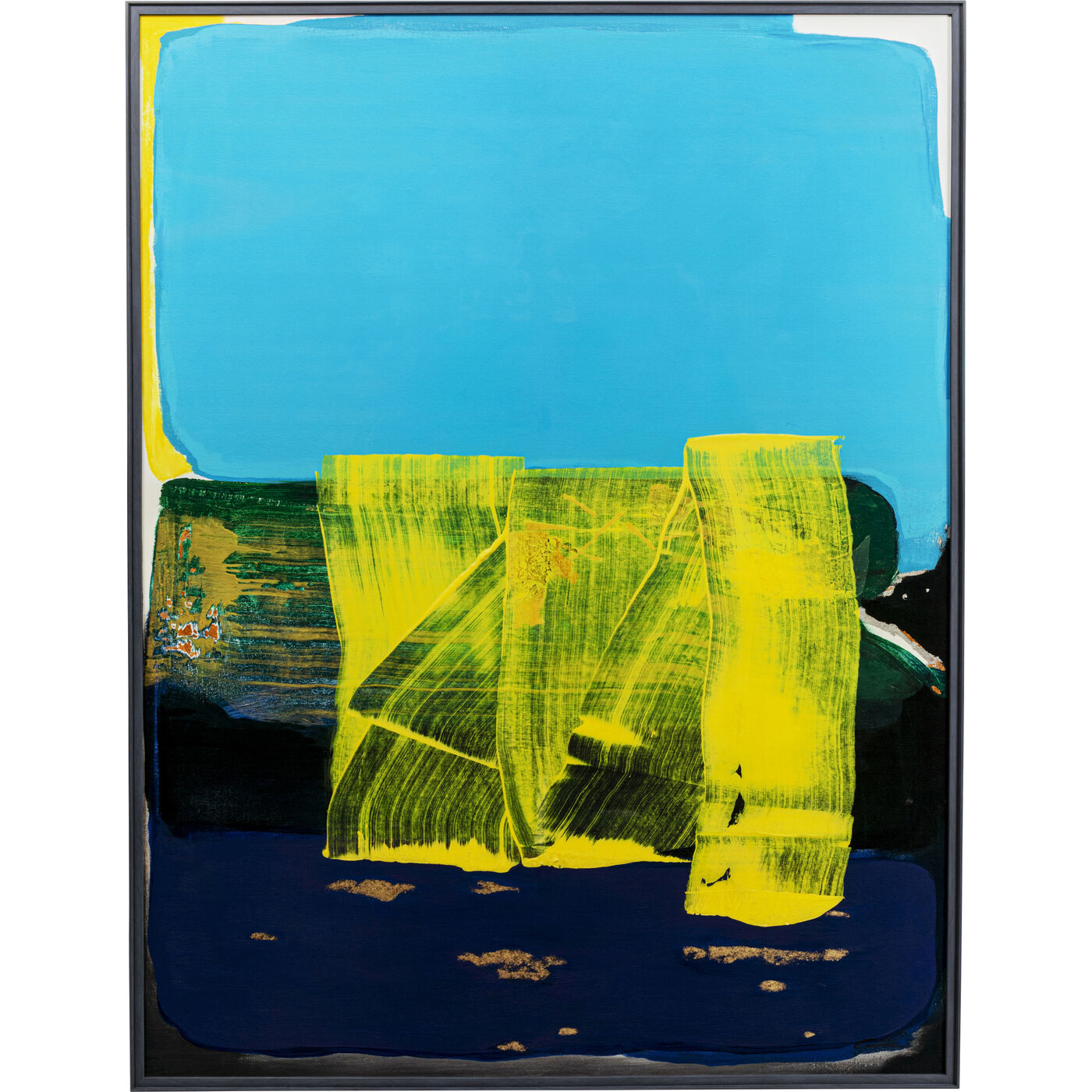 Картина в раме Abstract High Gloss Blue 120x160cm
