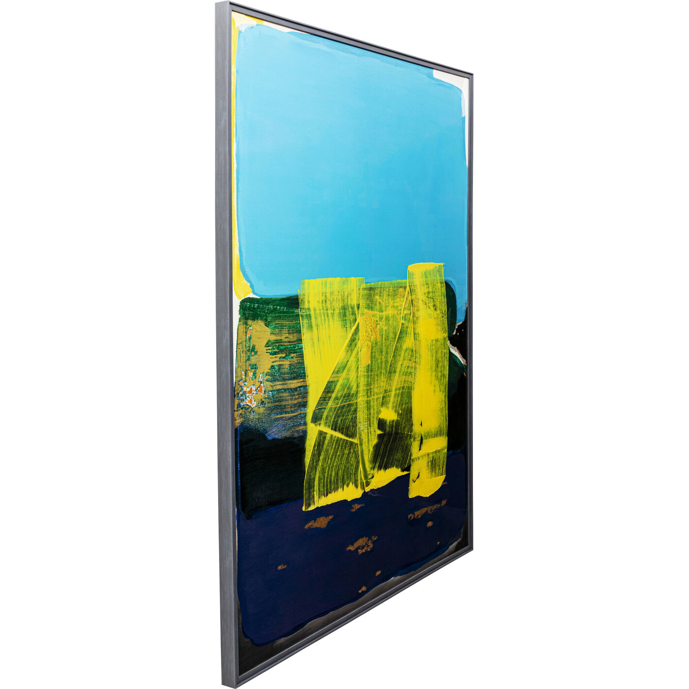 Картина в раме Abstract High Gloss Blue 120x160cm