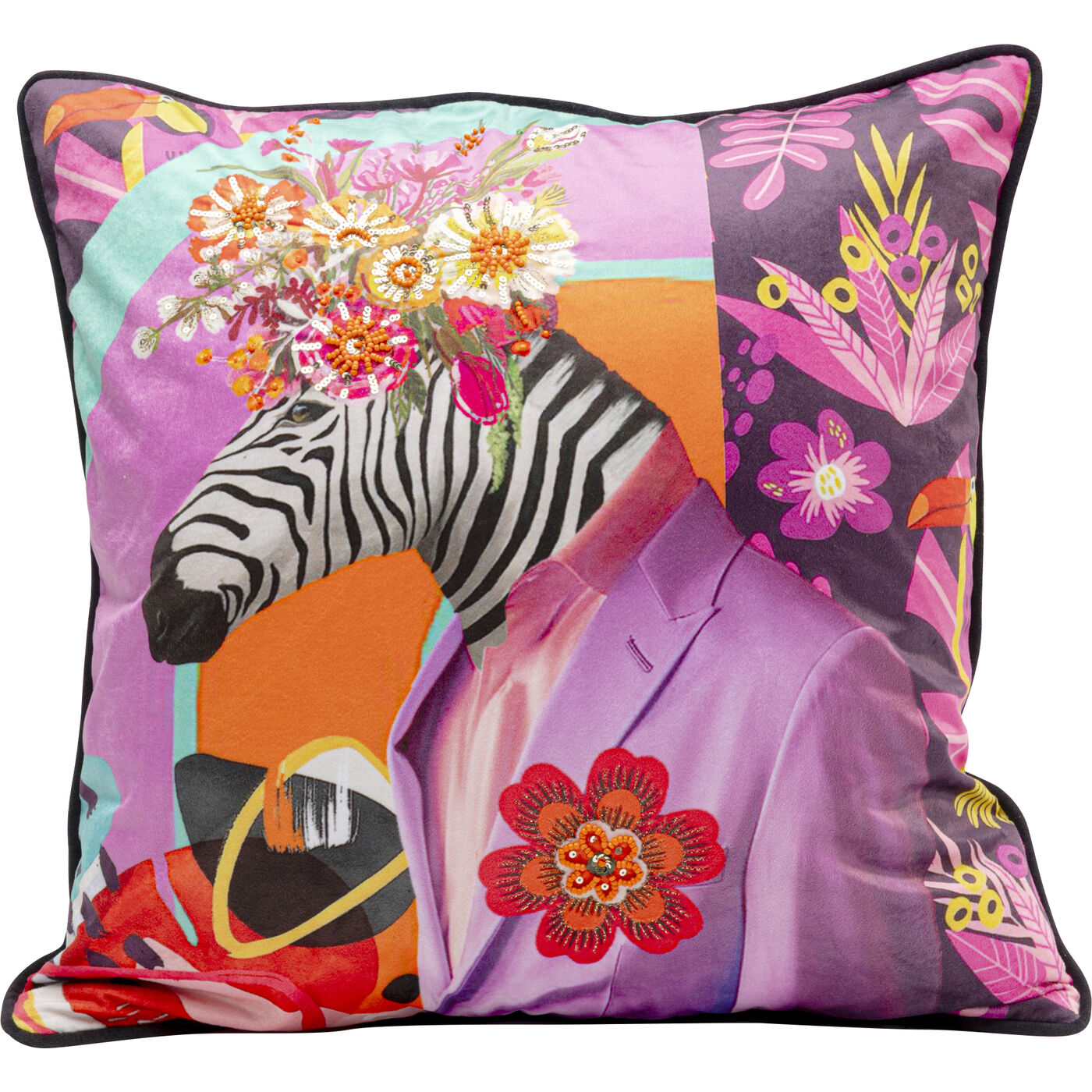 Подушка Fantasy Zebra 45x45cm