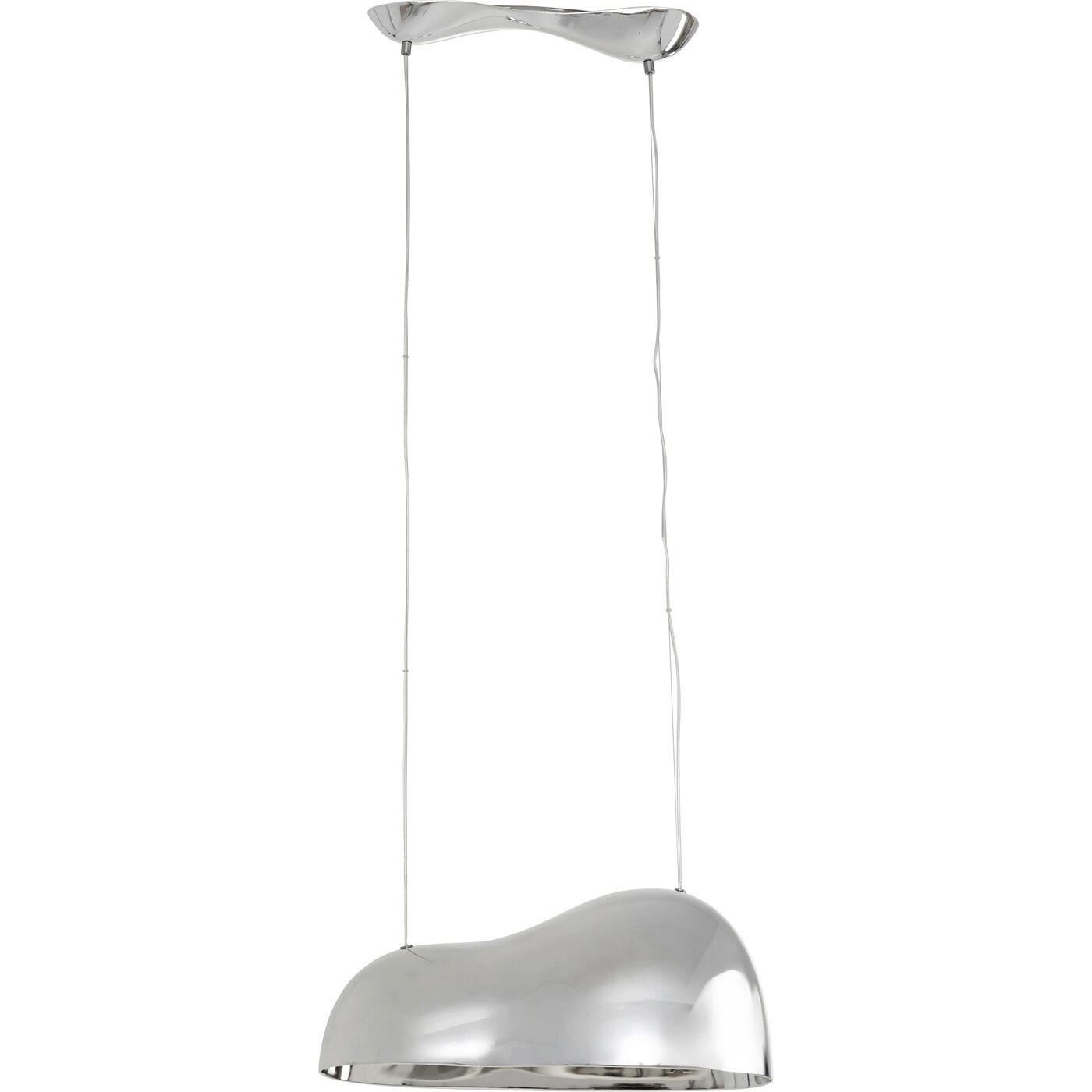Светильник подвесной Cloud Beam Double Silver 70cm