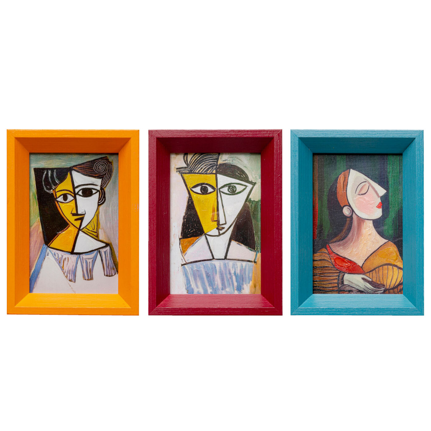 Картина в раме Portrait Cubism 13x18cm (3/Set)