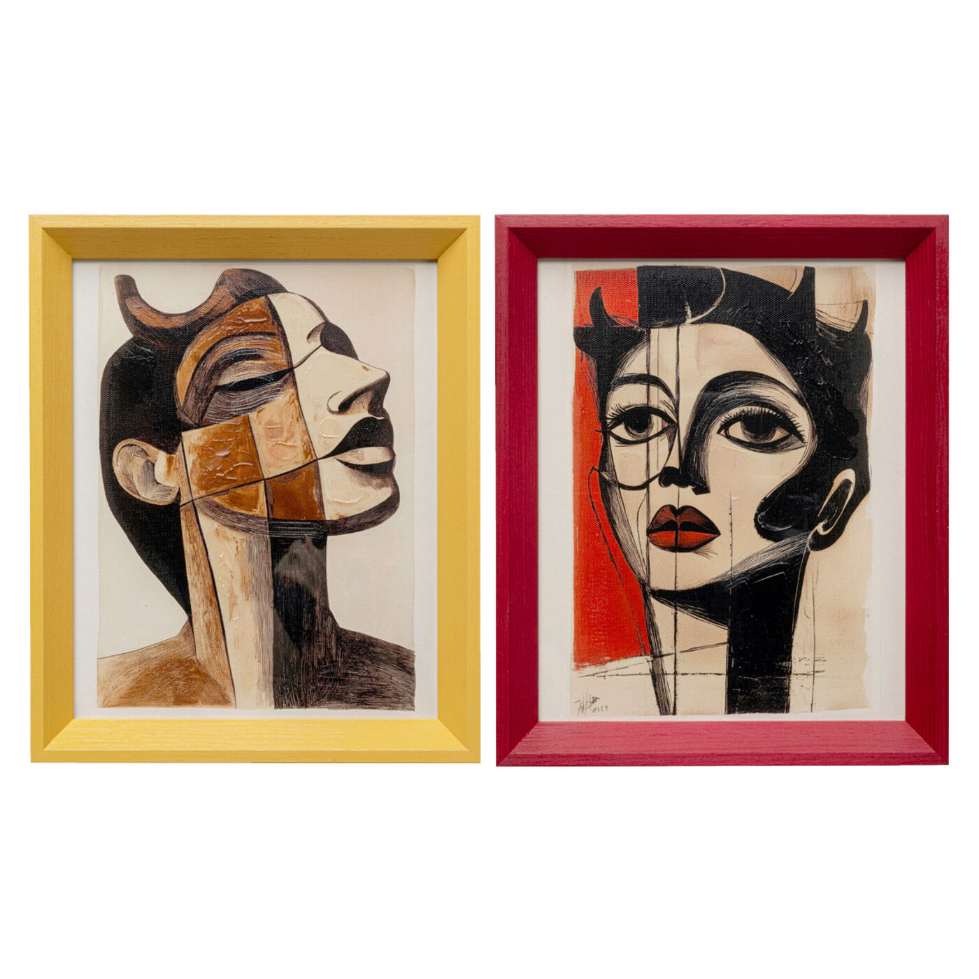 Картина в раме Portrait Modernism 22x27cm (2/Set)