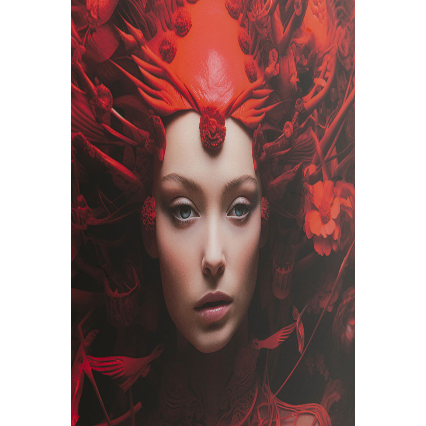 Картина стеклянная Red All Over 50x40cm