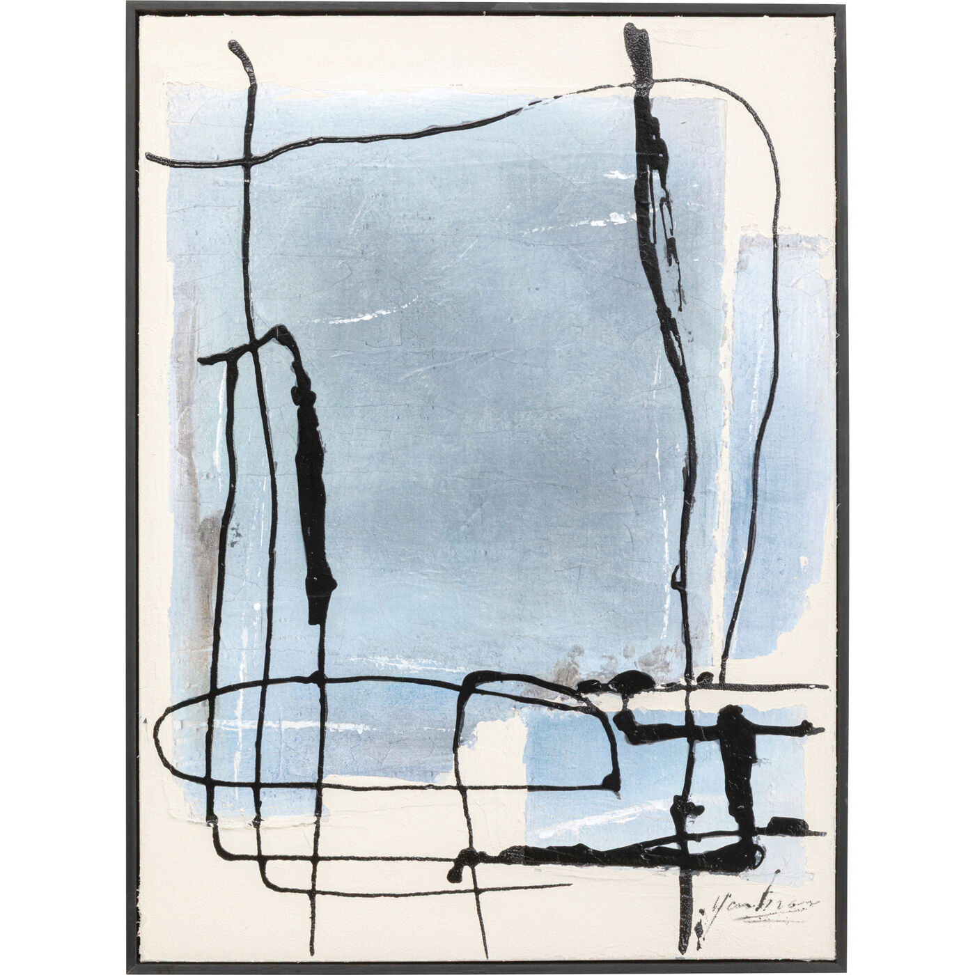 Картина в раме Dust Blue 55x75cm