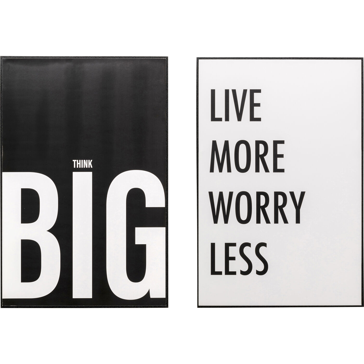 Картина в раме Big Live More (2/Set)