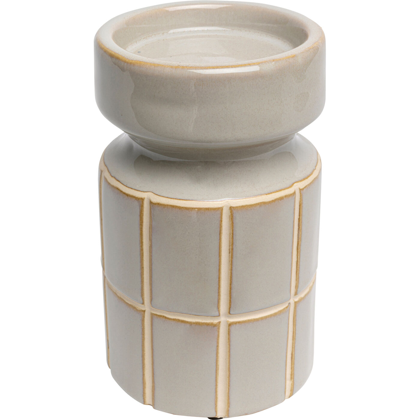 Подсвечник Bliss Tile Light Blue 18cm
