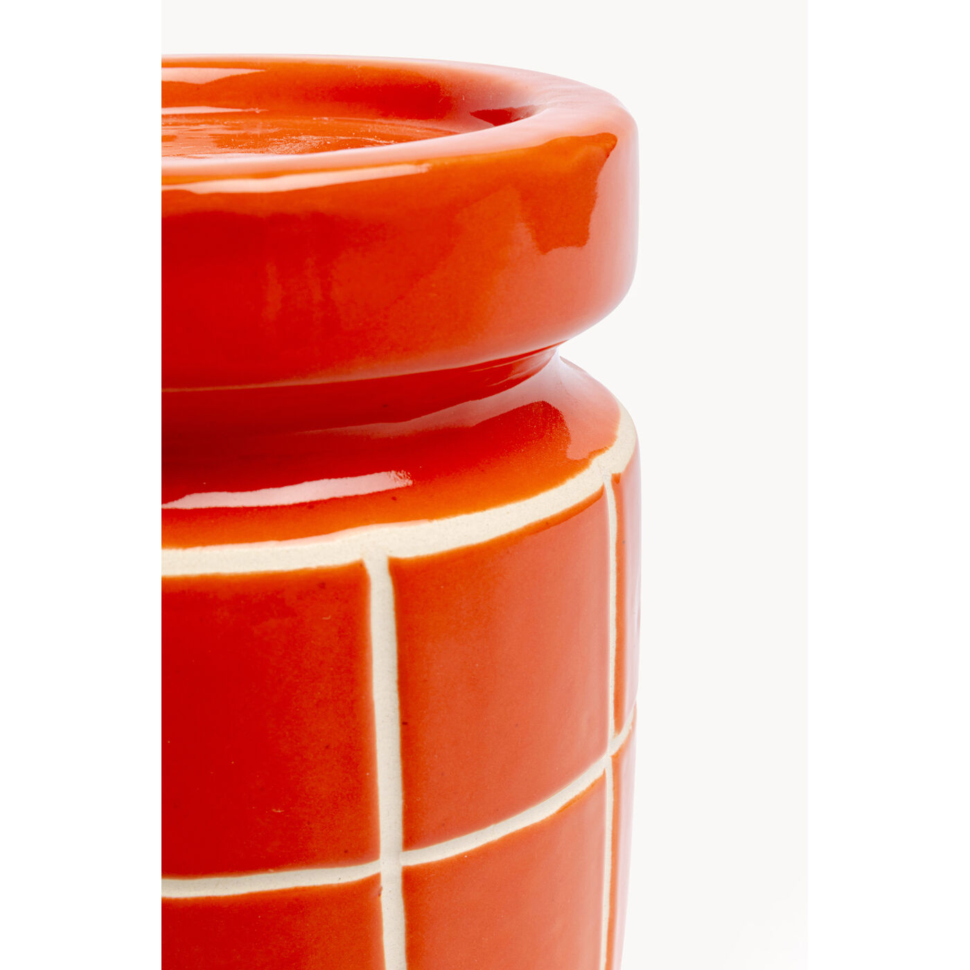 Подсвечник Bliss Tile Orange 14cm