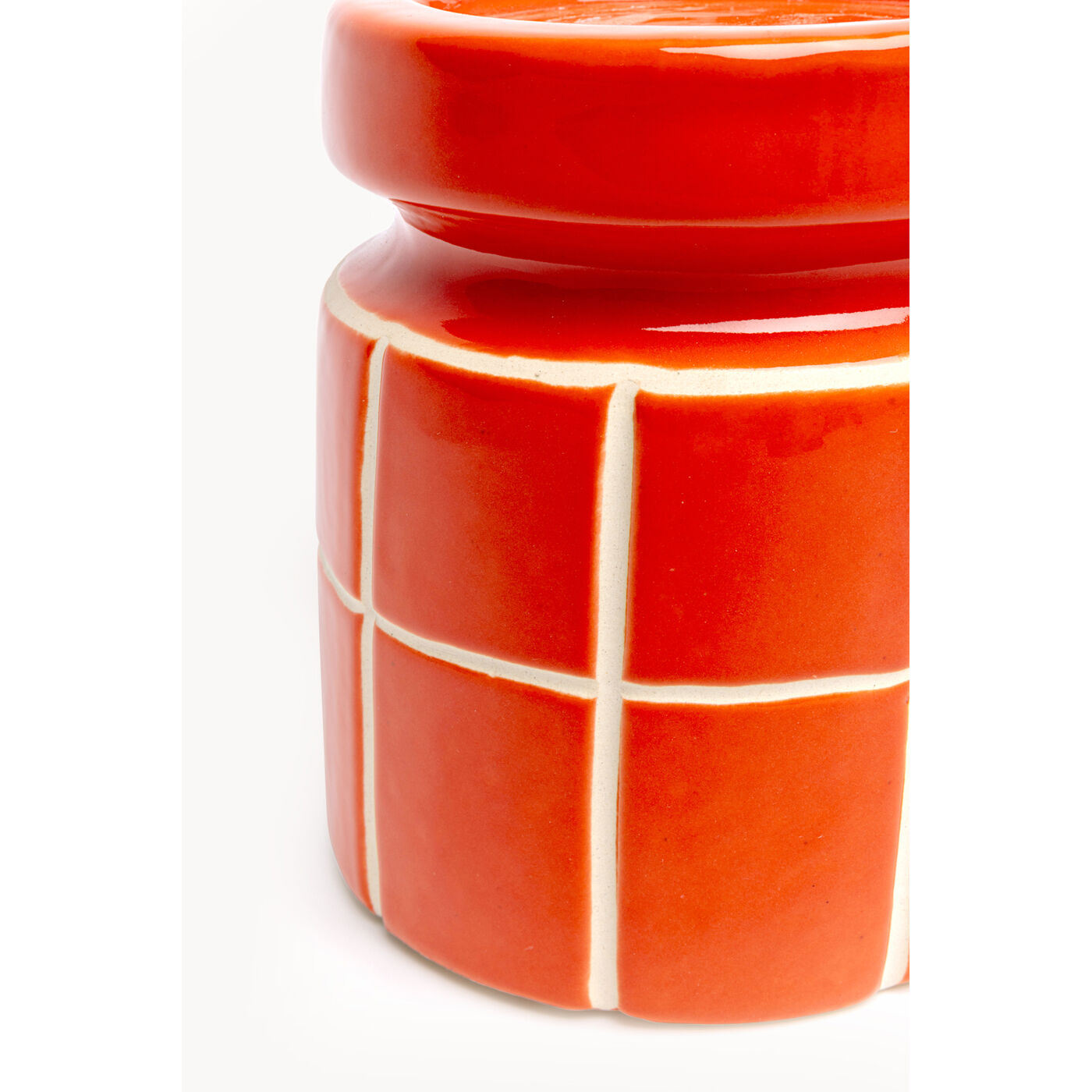 Подсвечник Bliss Tile Orange 14cm
